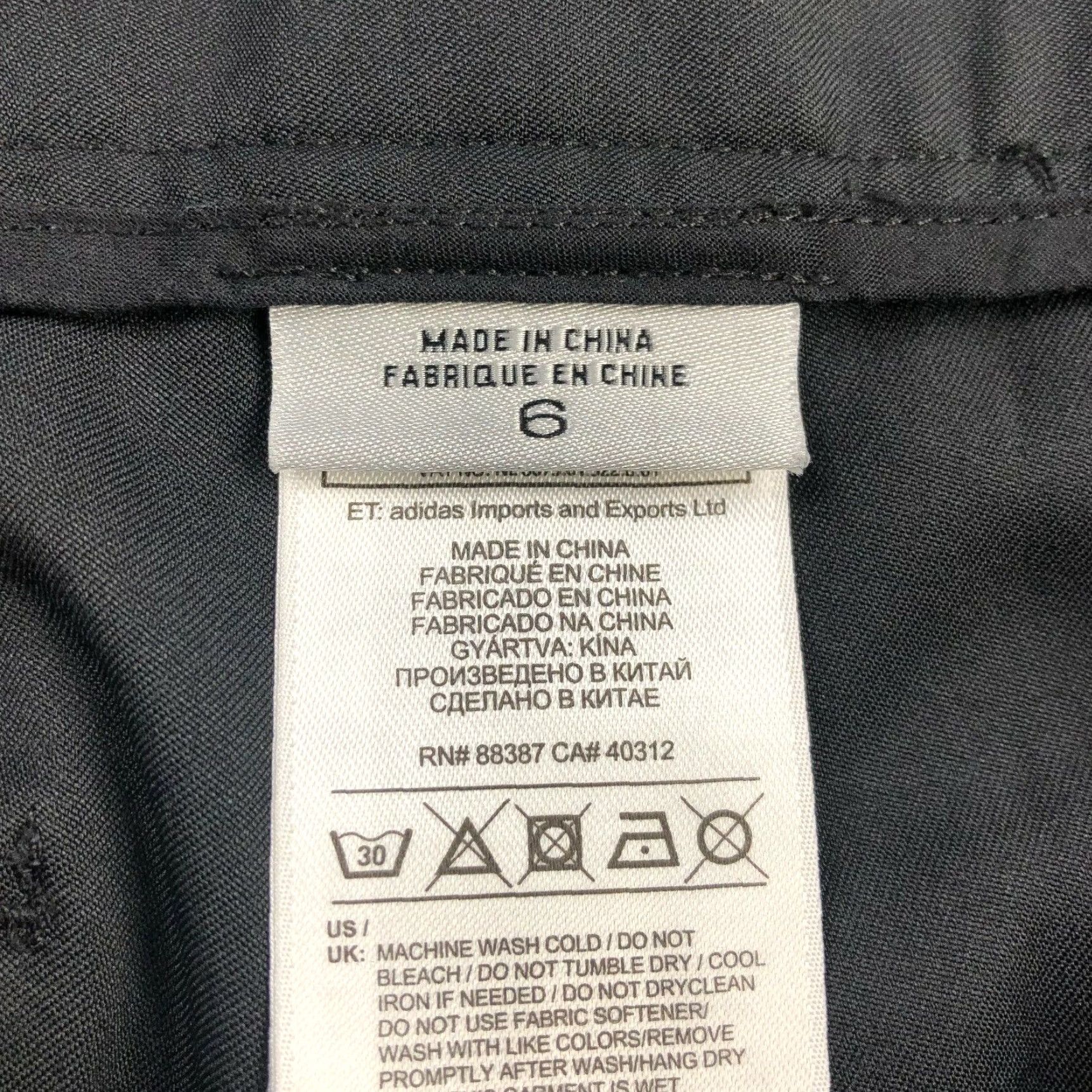Adidas Adidas Climalite 6 Tag Size 31W 31L Athletic Straight Fit Black Pants Women Size 24" / US 00 / IT 34 - 7 Thumbnail