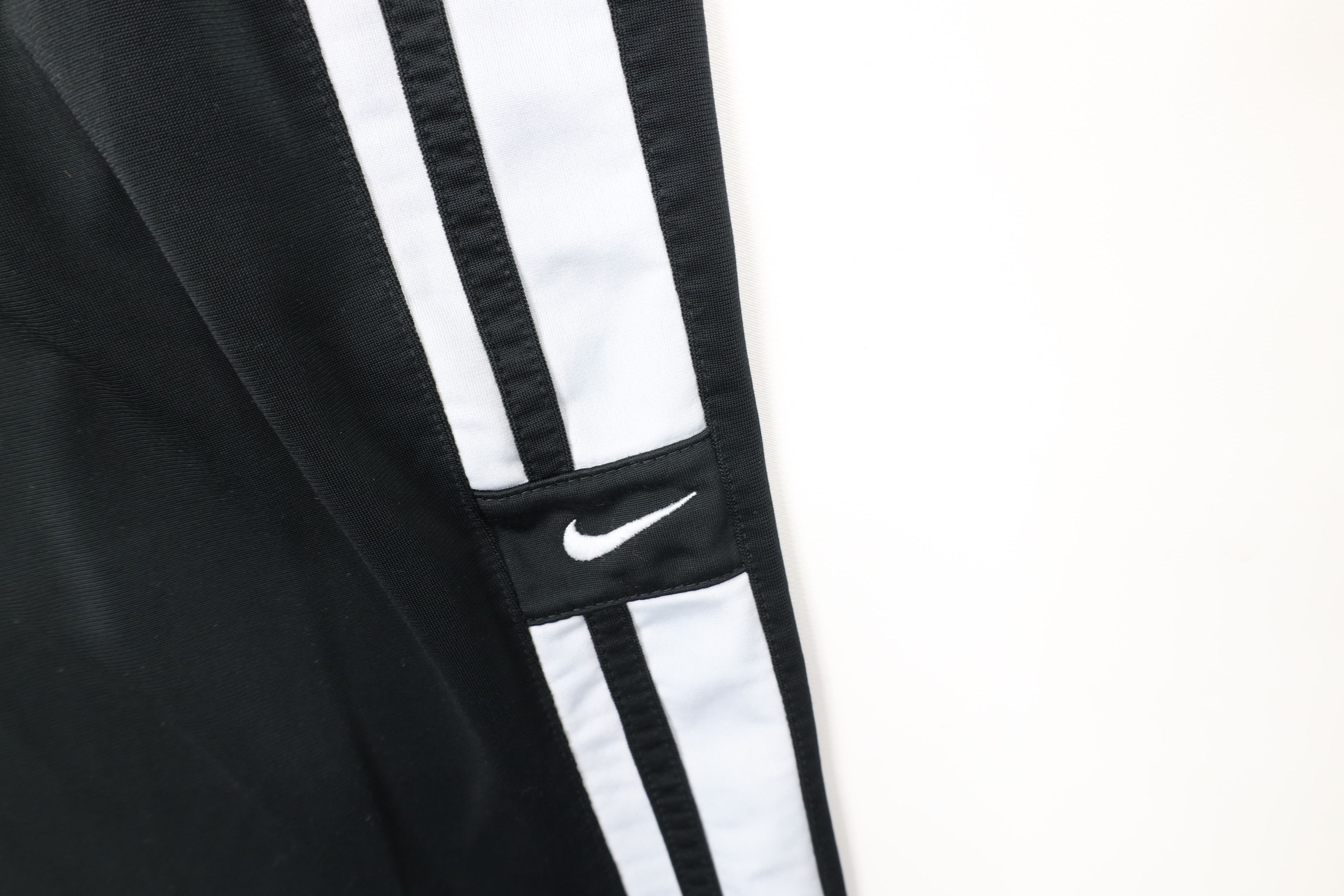 Nike Vintage Y2K Nike Scott Mini Swoosh Striped Wide Leg Pants Size US 36 / EU 52 - 5 Thumbnail