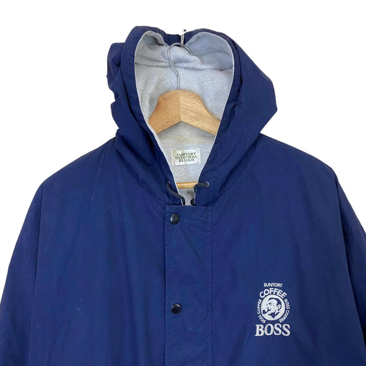 Vintage Suntory Boss Coffee Original Design Hoodie Jacket Size US M / EU 48-50 / 2 - 4 Thumbnail