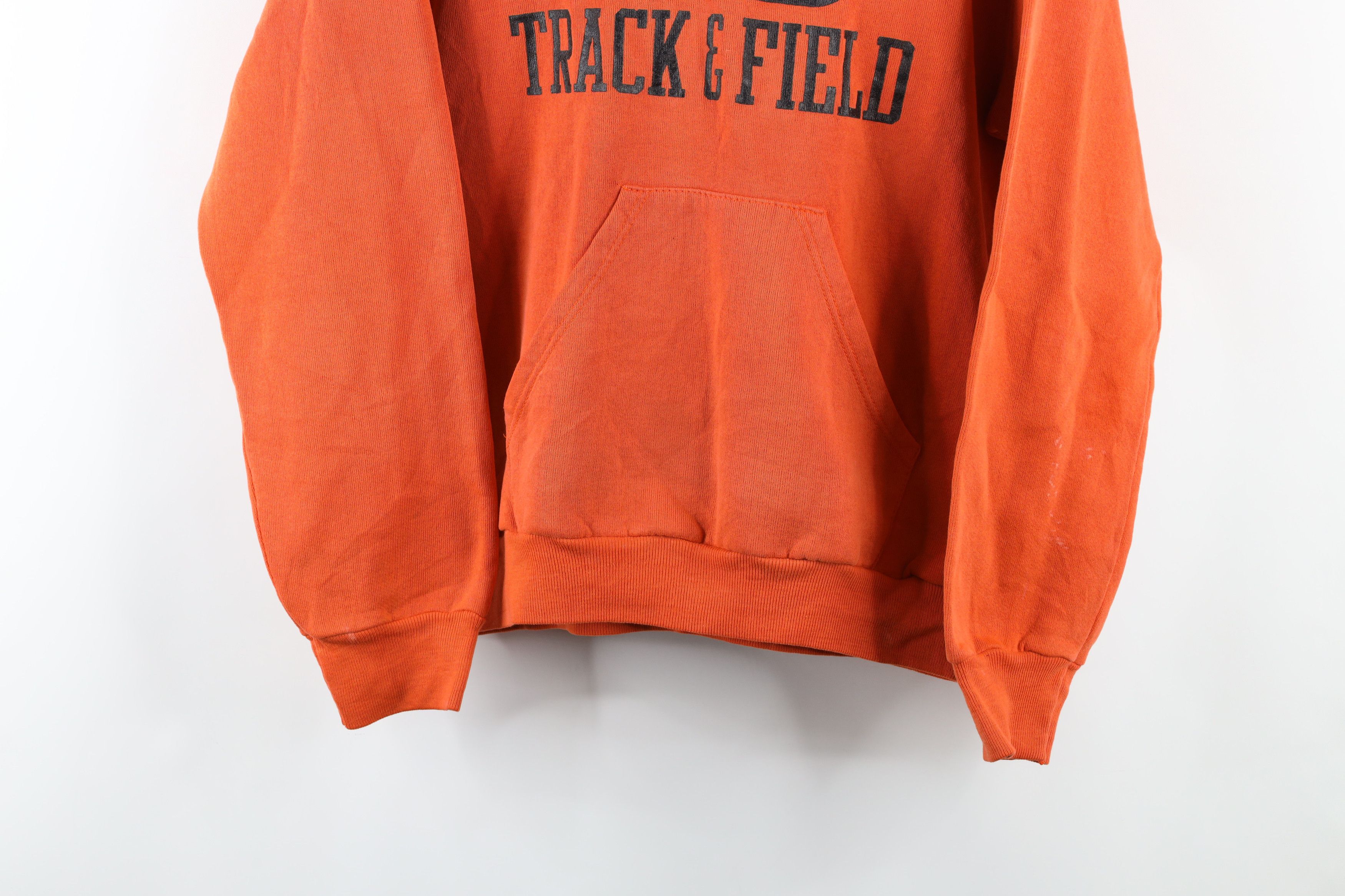 Russell Athletic × Vintage Vintage 80s Russell Athletic Track & Field Hoodie Sweatshirt Size US S / EU 44-46 / 1 - 3 Thumbnail