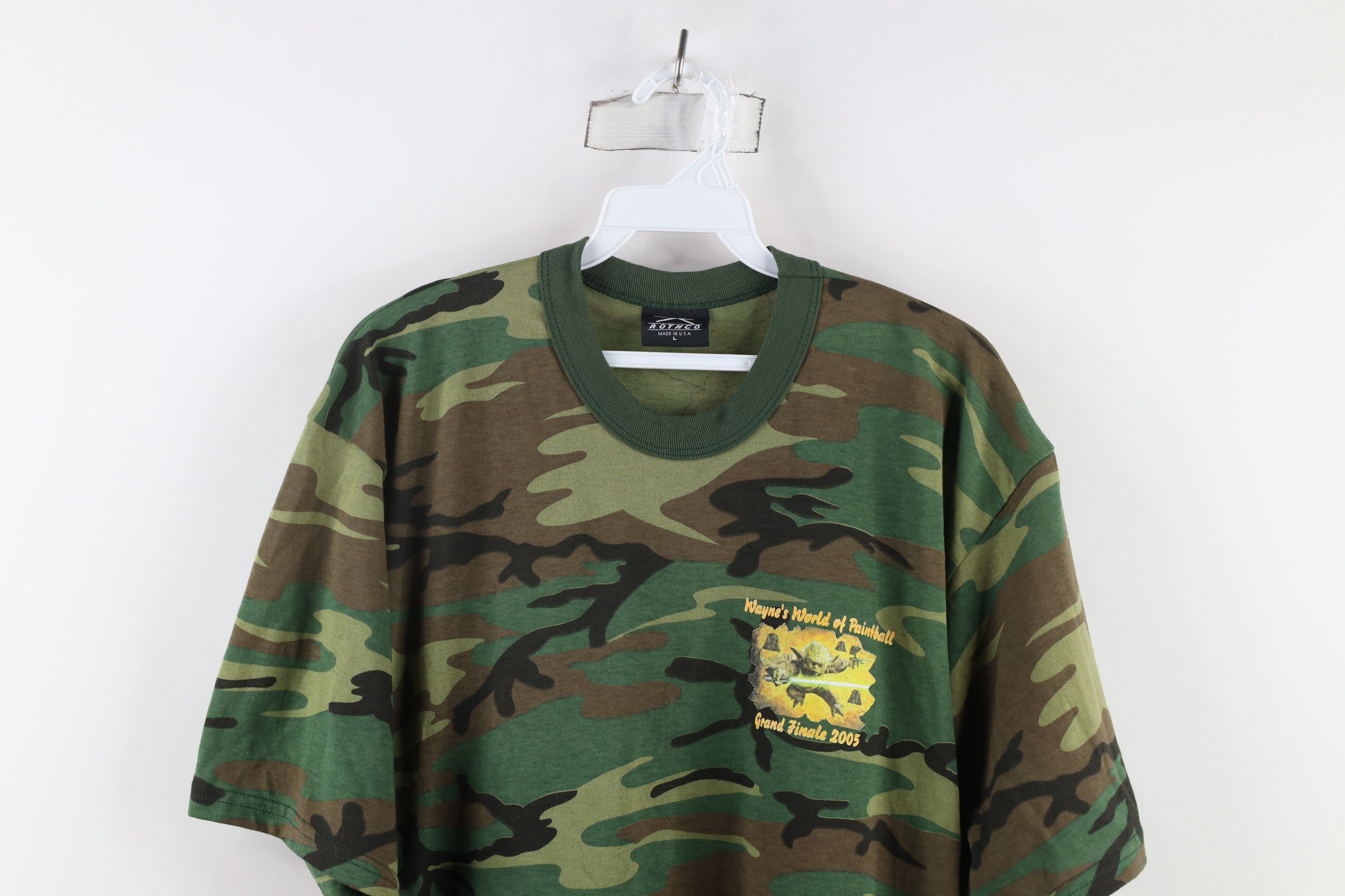 Vintage Vintage Y2K Streetwear Camouflage Paintball T-Shirt Size US L / EU 52-54 / 3 - 2 Thumbnail