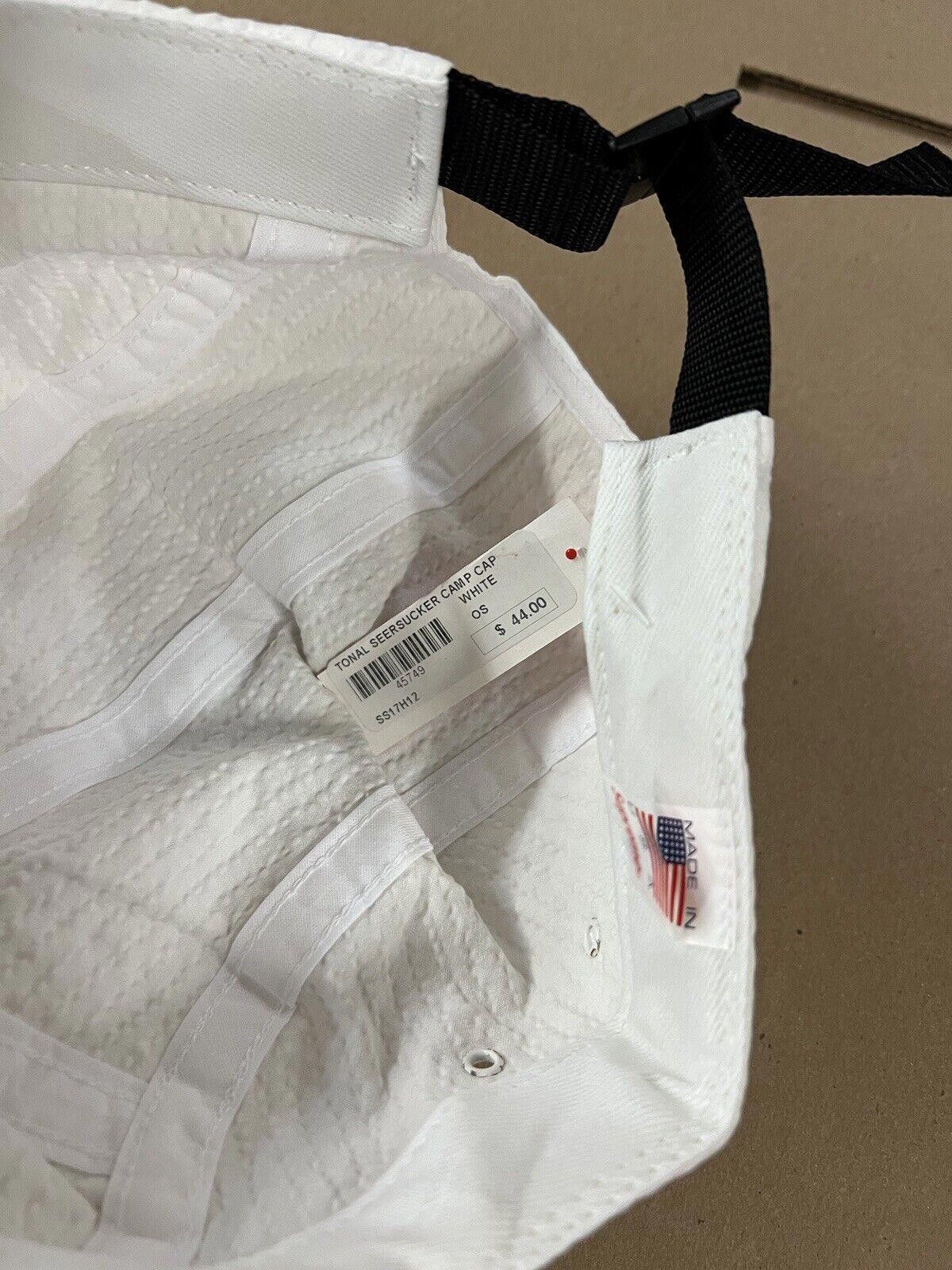 Supreme SS17 Supreme Seersucker White Red Box Logo 5 Panel Camp Cap Size ONE SIZE - 5 Thumbnail