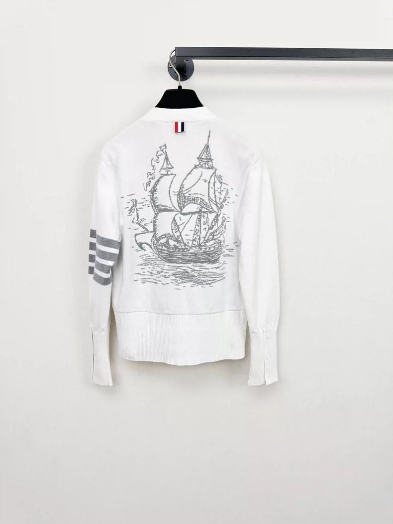 Thom Browne Thom Browne size42 Knitted cardigan Size M / US 6-8 / IT 42-44 - 5 Thumbnail