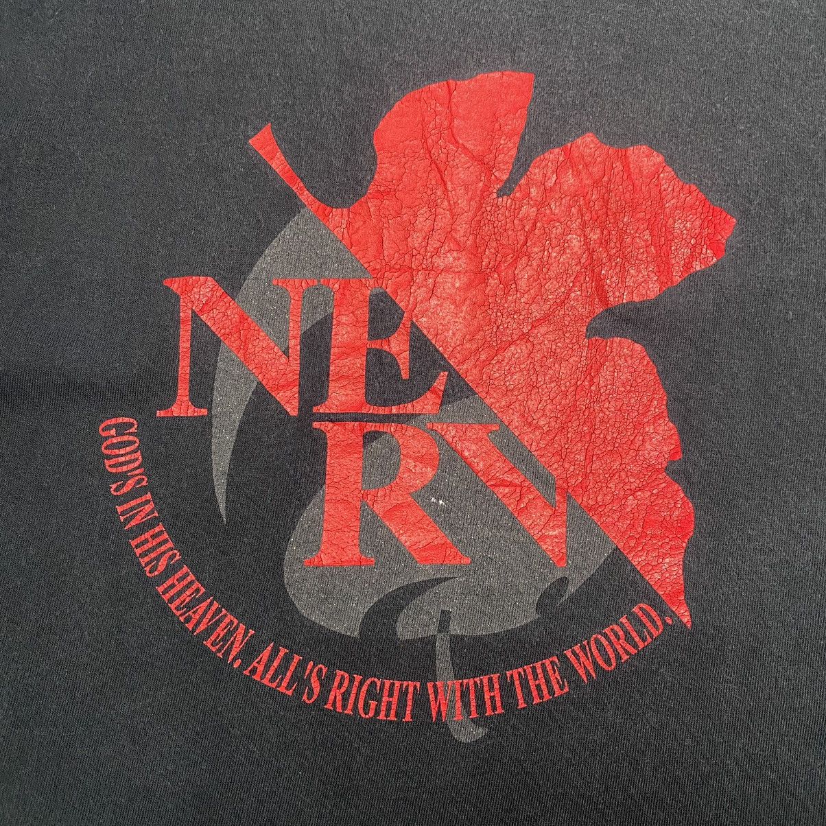 Anime × Vintage VINTAGE NEON GENESIS EVANGELION NERV ANIME T SHIRT Size US L / EU 52-54 / 3 - 6 Thumbnail