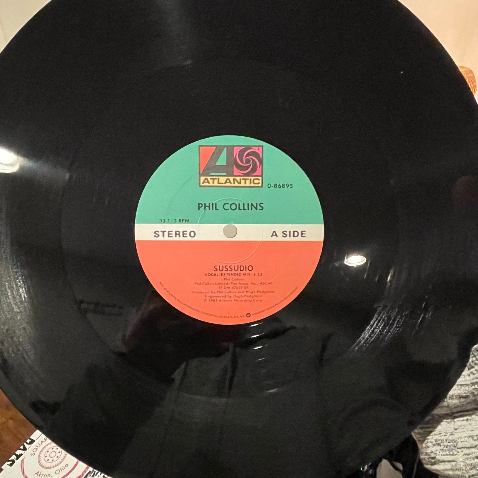 INTENTIONALLY BLANK Phil Collins - Sussudio 12" Vinyl Record vintage 80s pop Size ONE SIZE - 2 Thumbnail