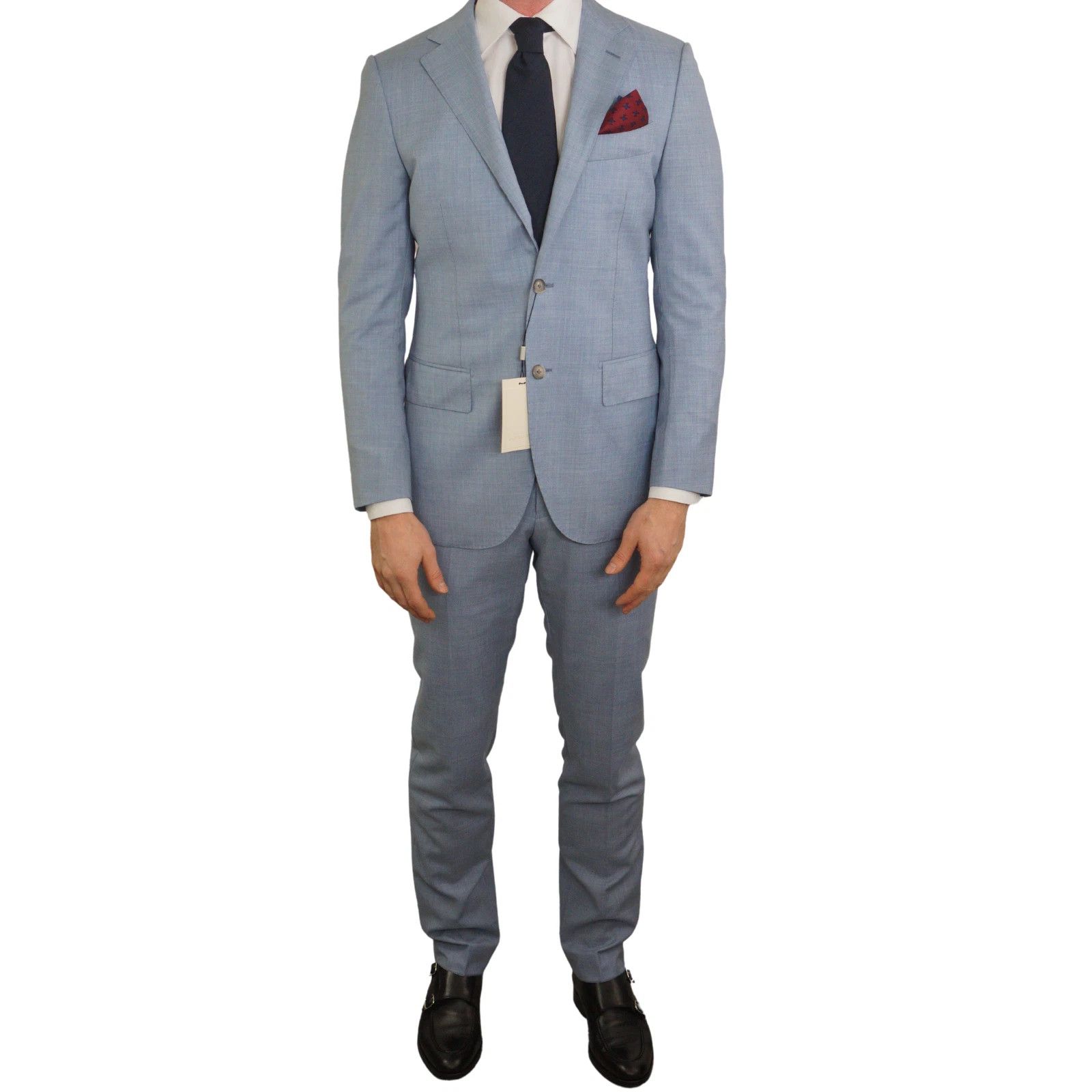 Men Suitsupply Suit Blue Lazio Tropical blue Angelico US40L