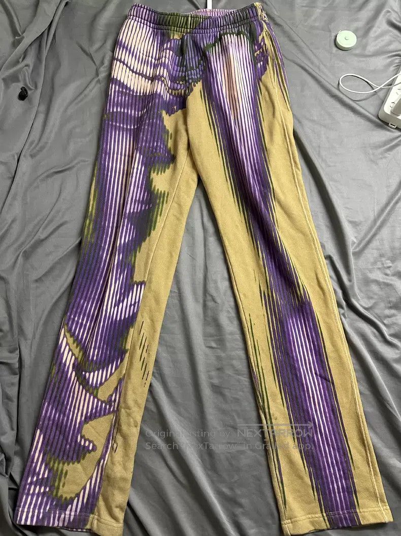 Y/Project Y/Project Size M Beige 3D Printed Straight Leg Pants Size US 27 - 1 Thumbnail