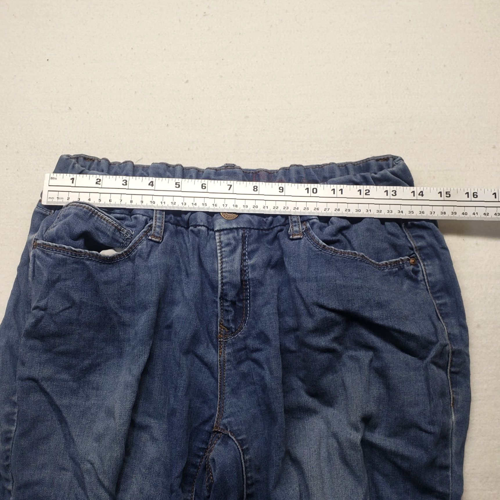 Faded Glory Faded Glory Jeans Denim 5 Pocket Dark Wash Women Adult 8A Jeans Slimming Stretch Size 30" / US 8 / IT 44 - 4 Thumbnail