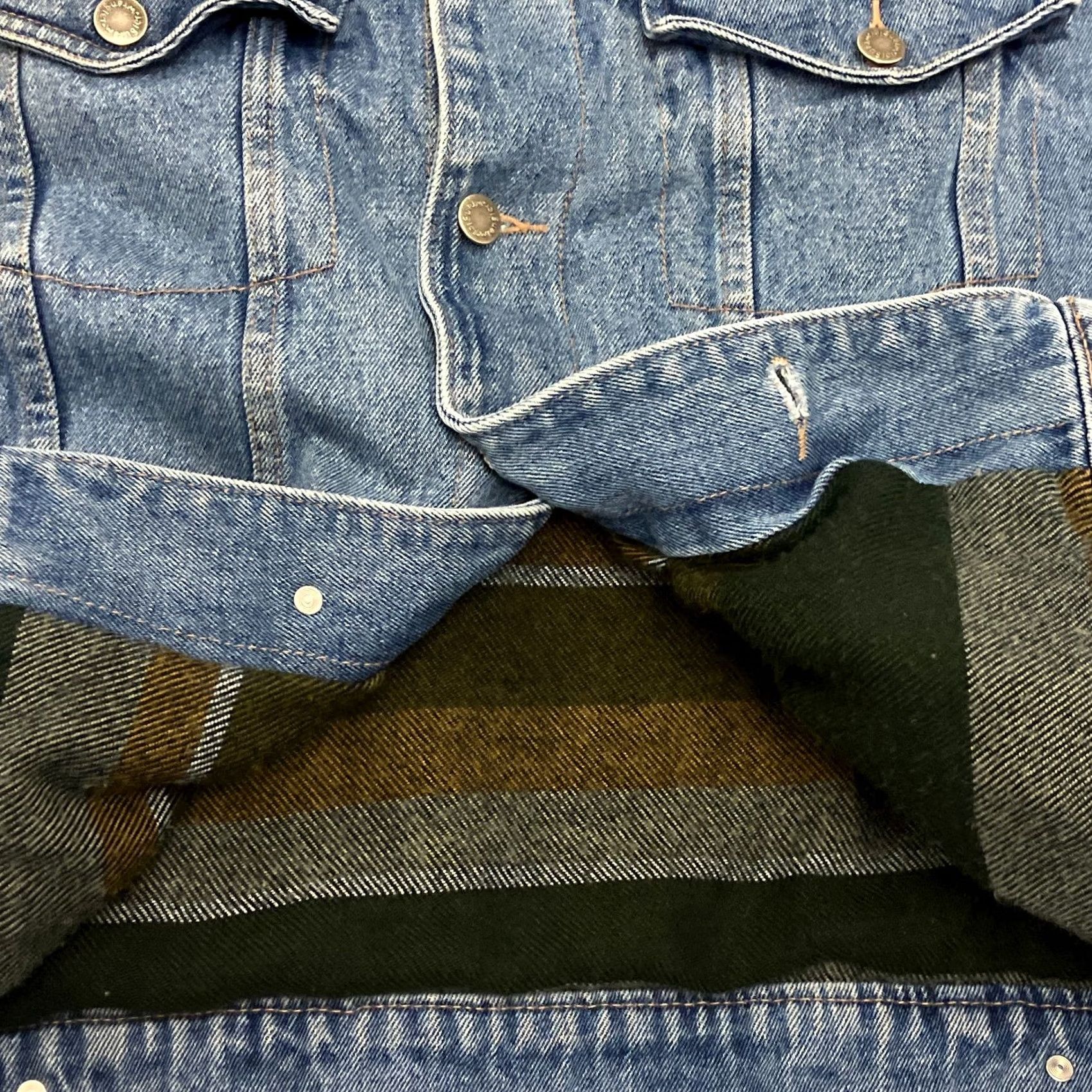 Wrangler Wrangler Hero Jacket XL Blue Blanket Lined Denim Trucker Western Size US XL / EU 56 / 4 - 5 Thumbnail