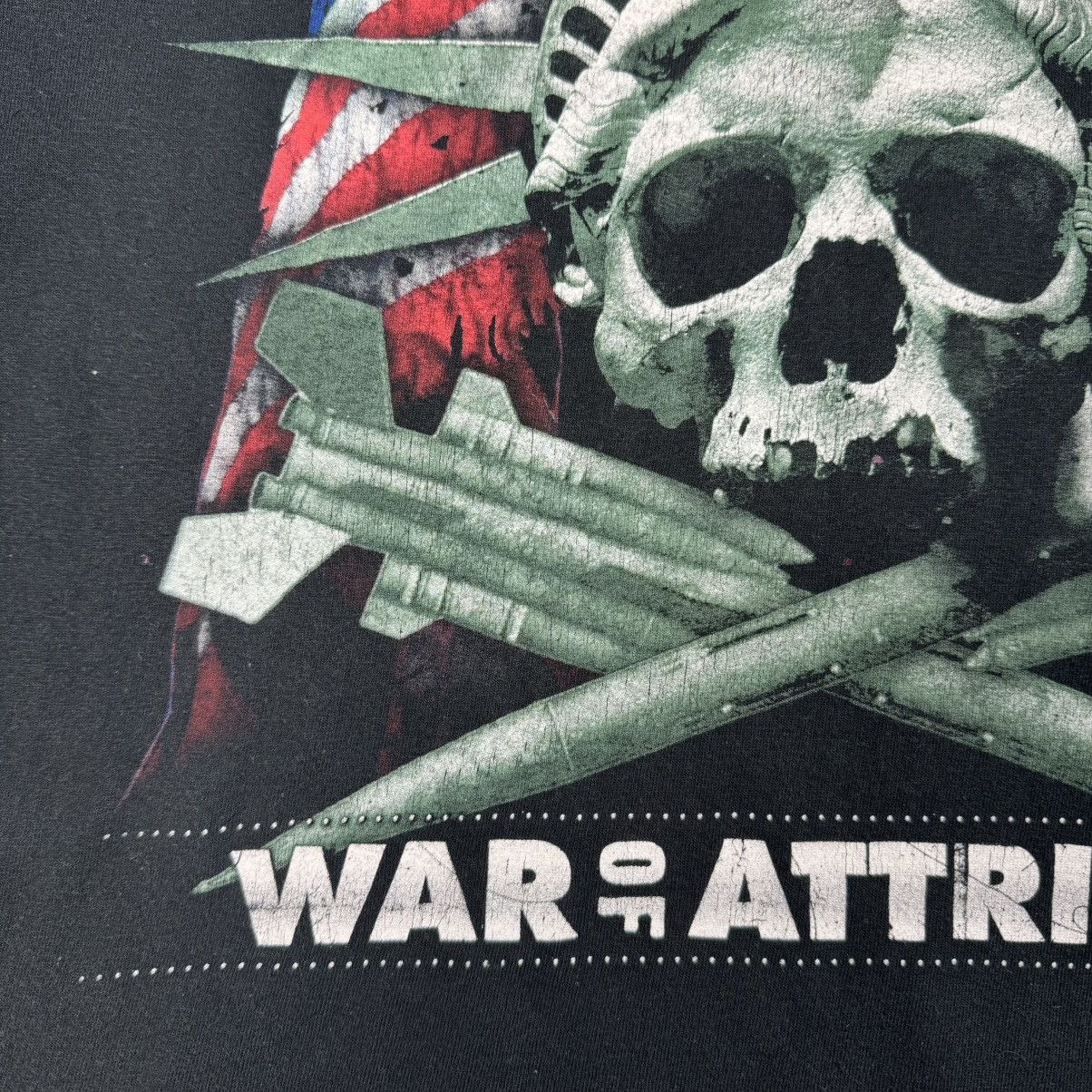 Vintage DYING FETUS WAR OF ATTRITION VINTAGE DEATH METAL RARE TEE Size US L / EU 52-54 / 3 - 6 Thumbnail