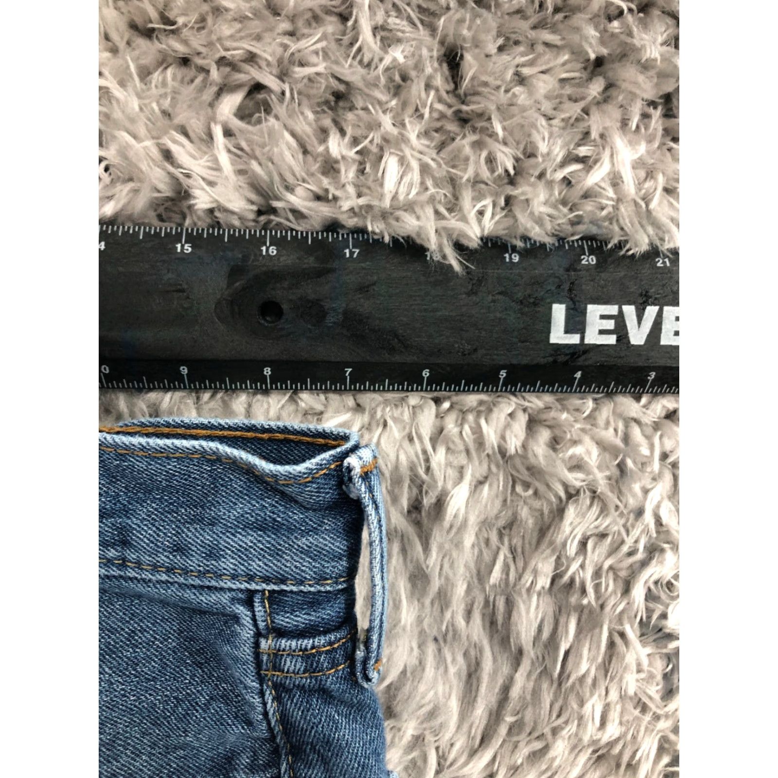 Levi's Levi's 505 Jeans Mens Regular Straight Mid Rise Blue 34x32 Denim 5-Pocket Classic Comfort Size US 34 / EU 50 - 2 Thumbnail