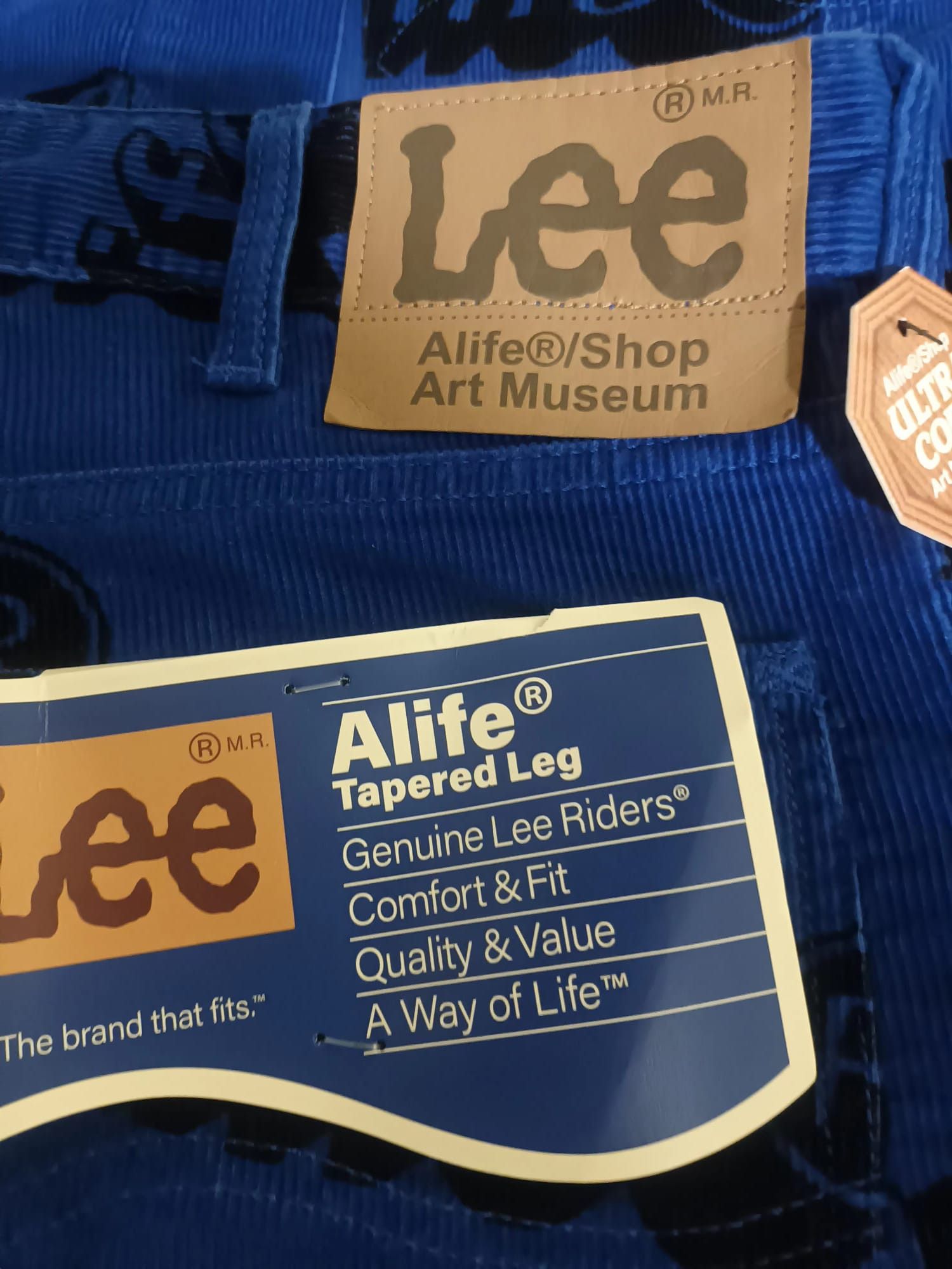 Alife × Lee ALIFE x LEE Blue Corduroy Trousers/Jacket Size US L / EU 52-54 / 3 - 4 Thumbnail