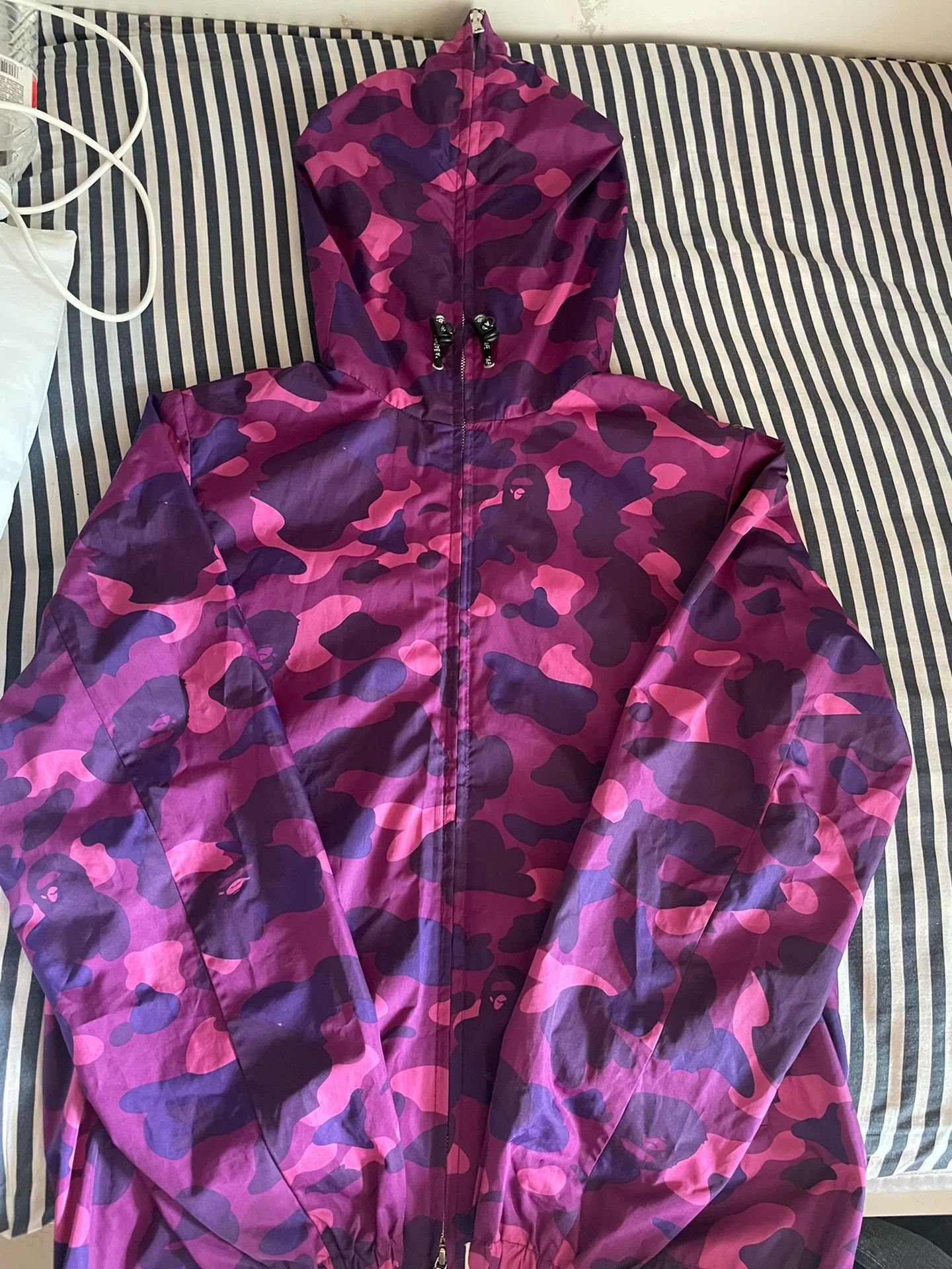 Bape Bape Camo Purple Light Jacket M Men Size US M / EU 48-50 / 2 - 1 Thumbnail