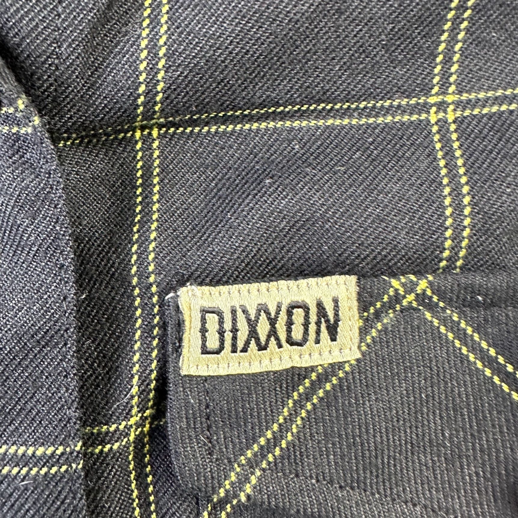 Vintage Dixxon Flannel Shirt Womens Medium Gray Yellow Plaid Snap Casual Shirt, Button-Up, Long Sleeve, VINTAGE? No, Regular Fit, Pocketed, 100% Polyester Size M / US 6-8 / IT 42-44 - 5 Thumbnail