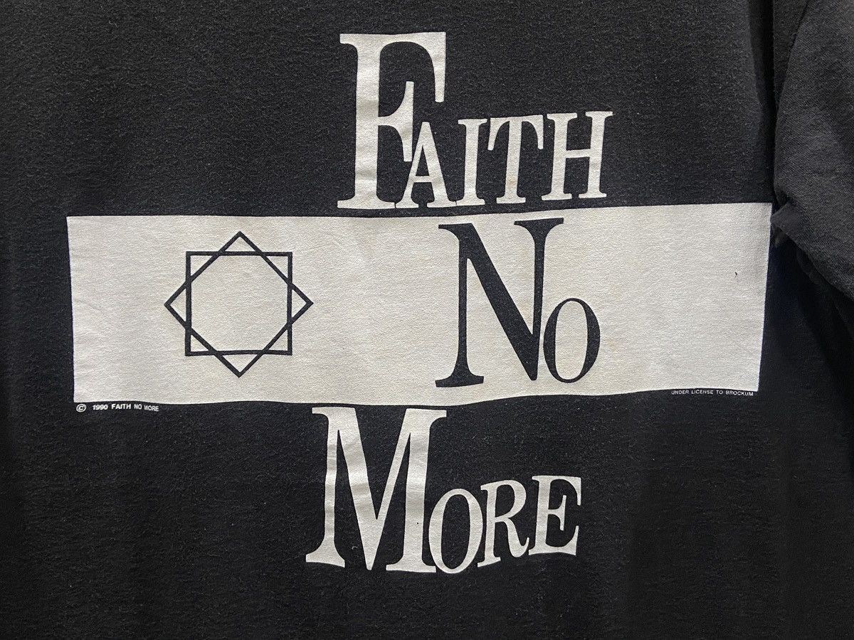 Band Tees × Vintage Vintage 1990s FAITH NO MORE THE REAL THING Tour Band TShirt Size US XL / EU 56 / 4 - 4 Thumbnail