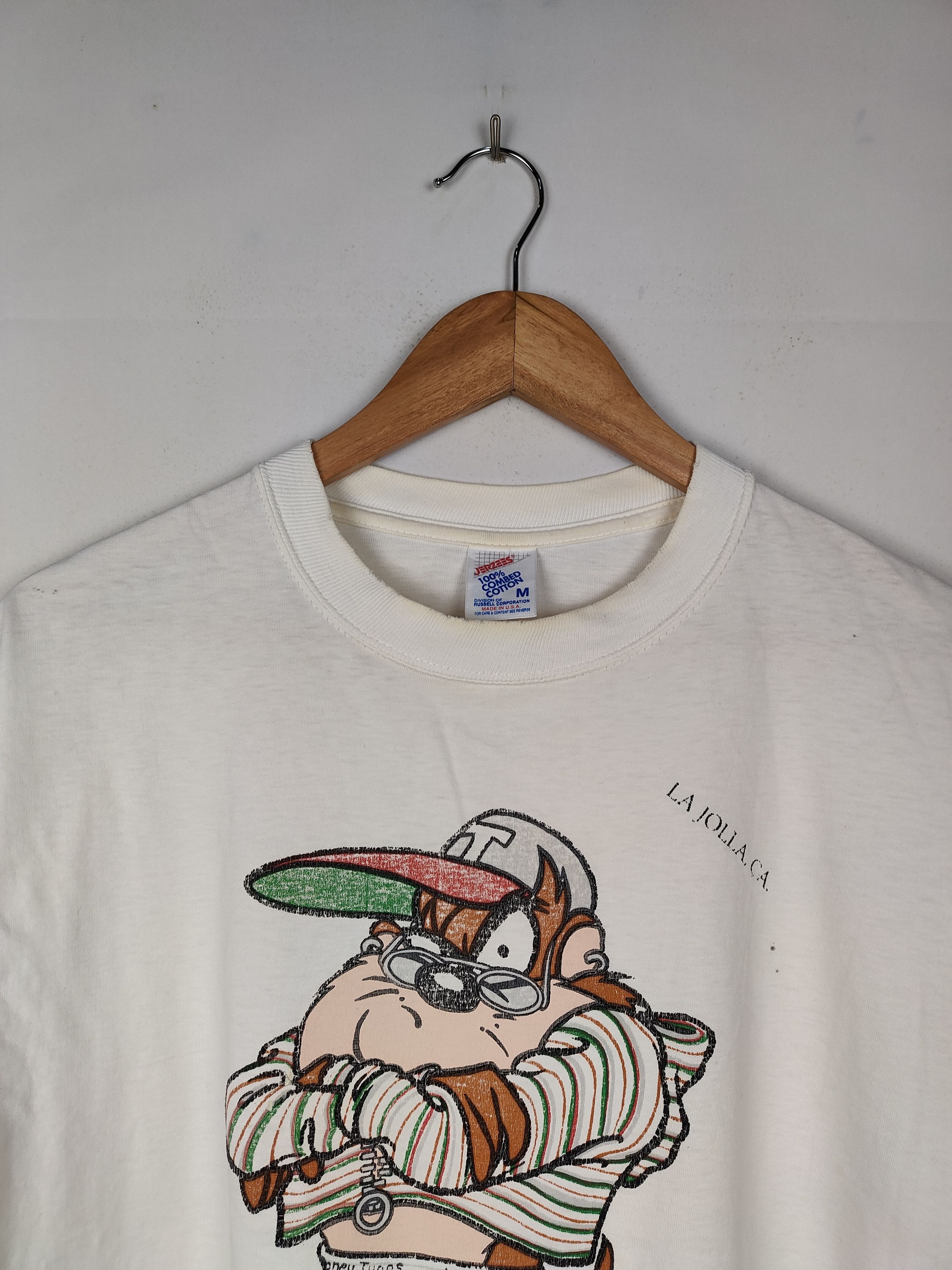 Cartoon Network × Vintage Vintage 90s Tazmania Looney Tunes Cartoon Shirt Size US M / EU 48-50 / 2 - 2 Thumbnail