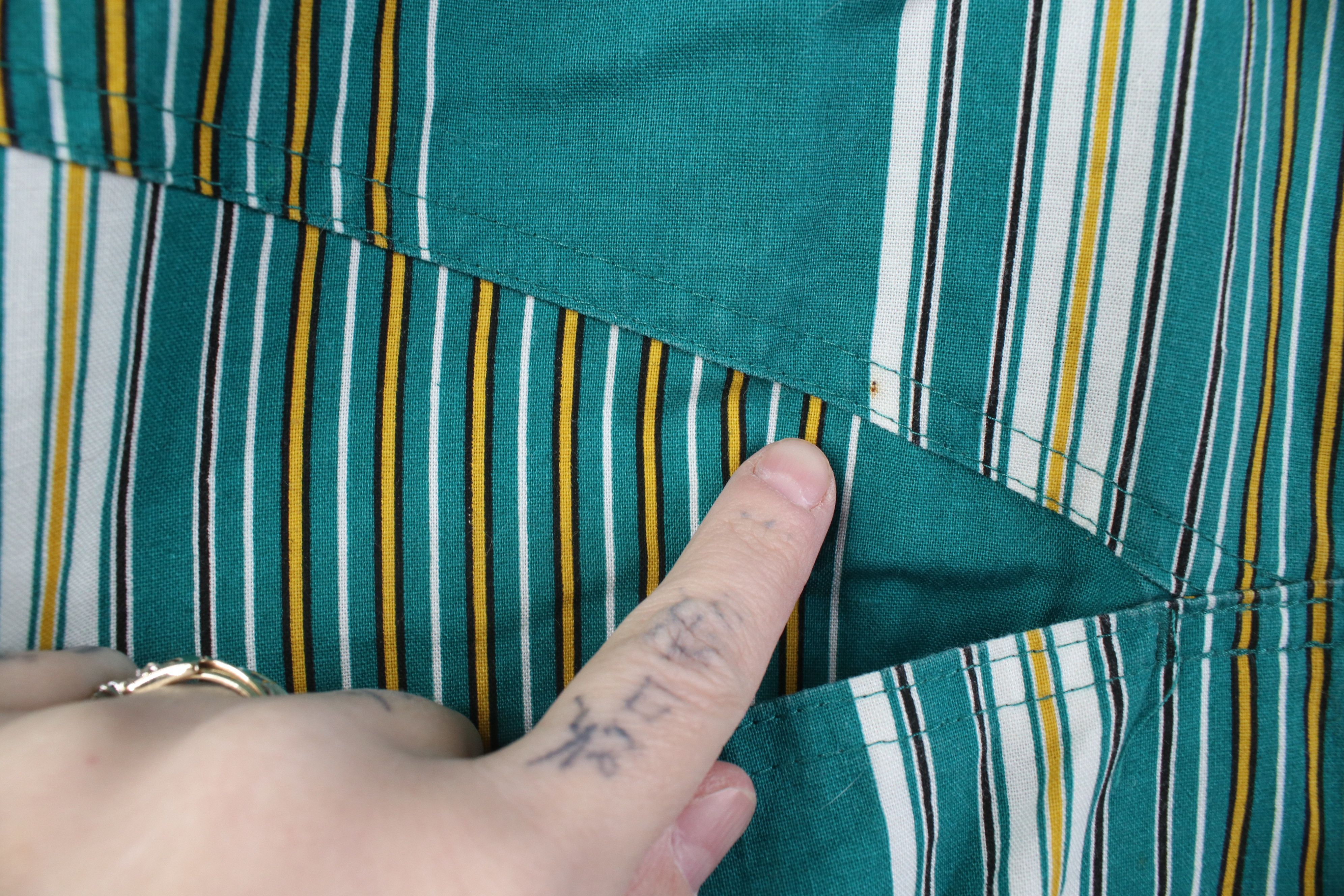 Vintage Vintage 90s Streetwear Striped Short Sleeve Button Shirt Size US XXL / EU 58 / 5 - 5 Thumbnail