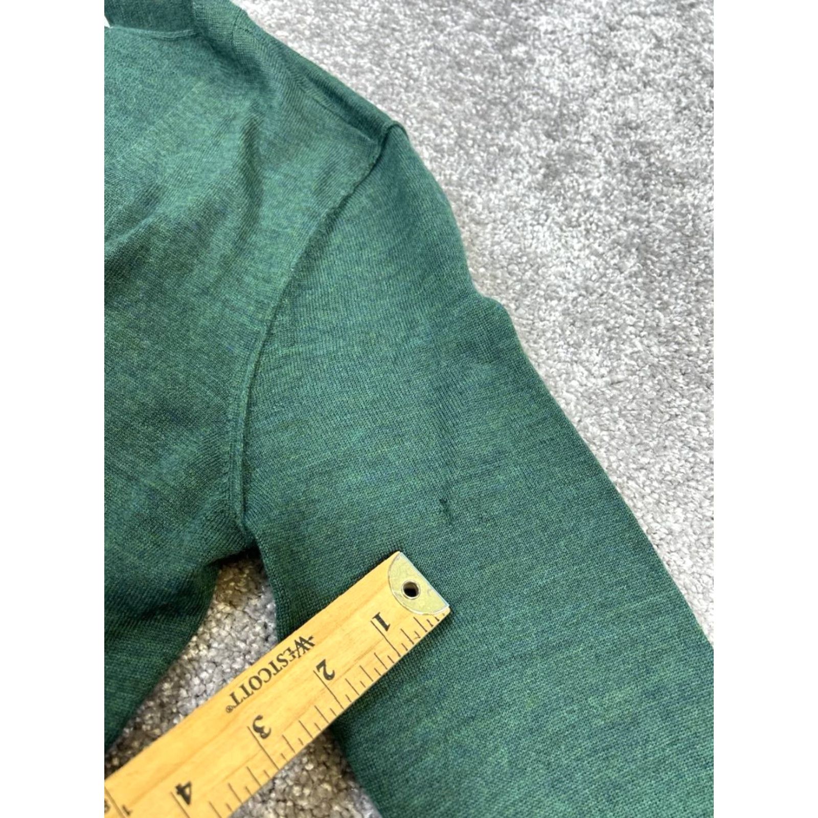 Vintage VINTAGE Halogen Women's Sweater Cardigan XS Petite Green Wool Knit Fall Autumn Women's Size XS / US 0-2 / IT 36-38 - 3 Thumbnail