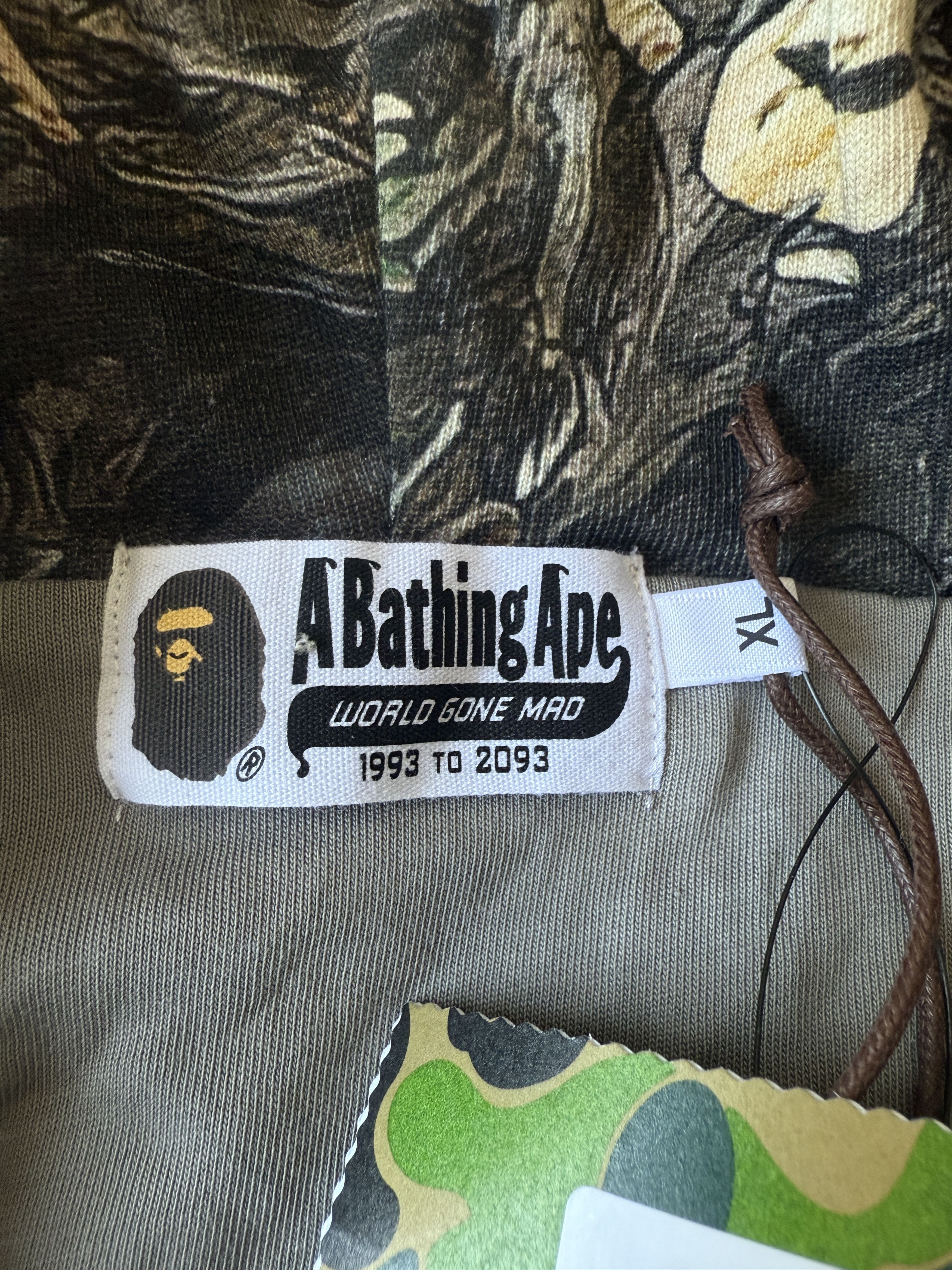Bape BAPE TREE EDGE LASER CUT CROPPED SHARK FULL ZIP HOODIE Size US XL / EU 56 / 4 - 15 Thumbnail