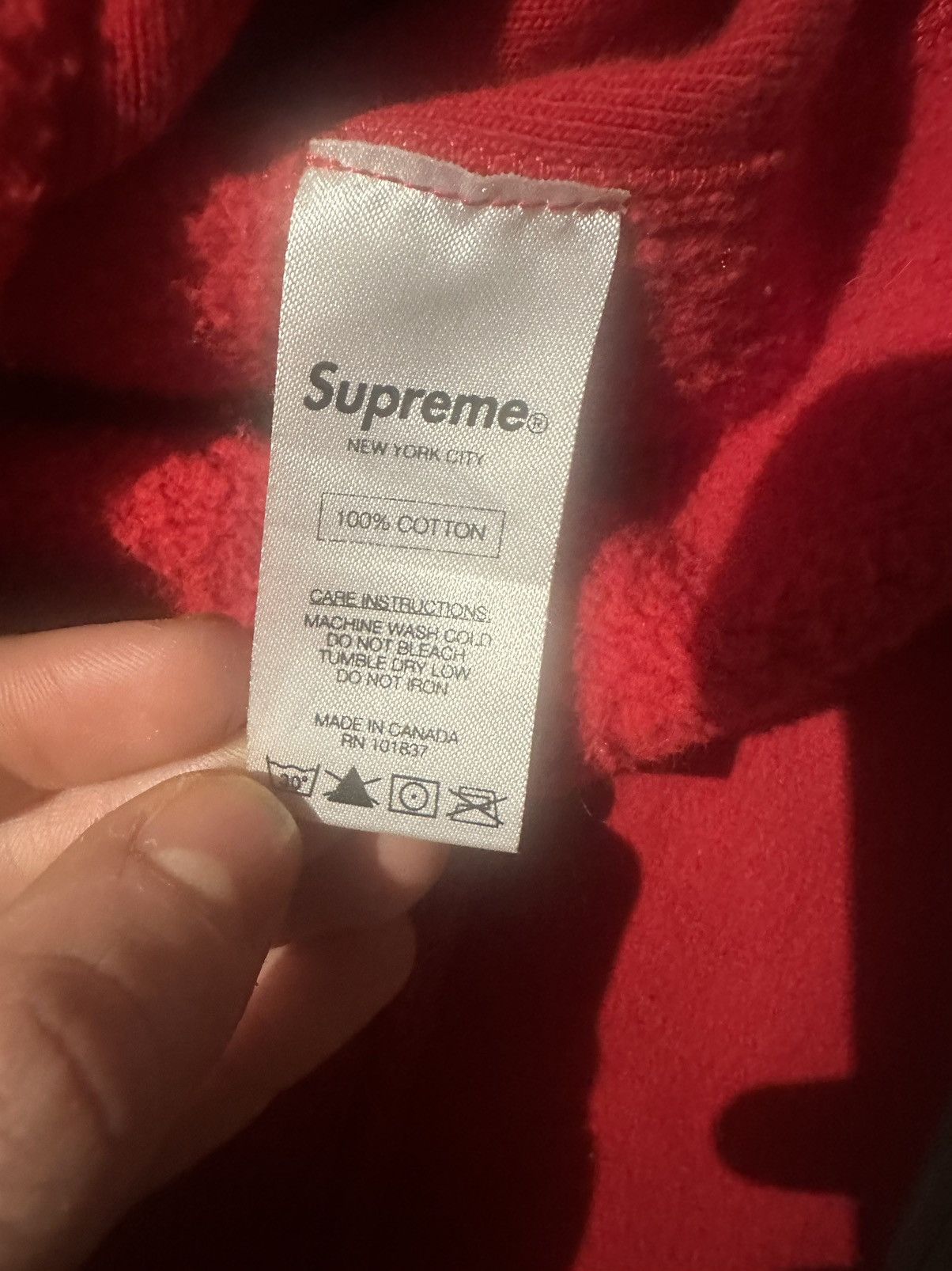 Supreme Supreme Logo Hoodie Size US L / EU 52-54 / 3 - 6 Thumbnail