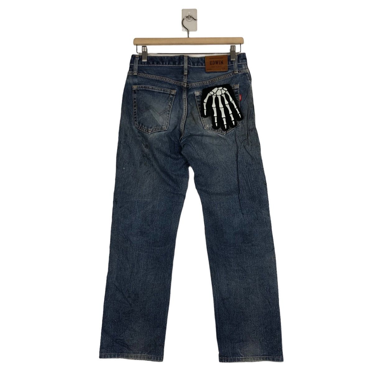 Edwin 🔥90’s EDWIN NO.43 DISTRESSED DENIM JEANS PUNK STYLE Size US 28 / EU 44 - 7 Thumbnail
