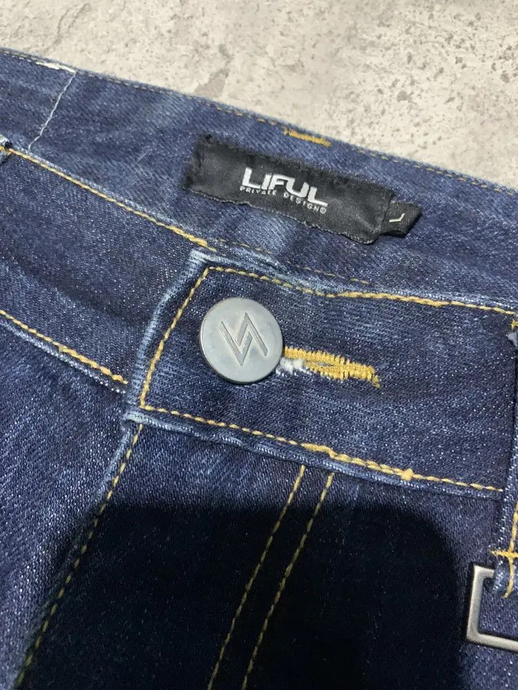 LIFUL MINIMAL GARMENTS S/S 2008 LIFUL slim straight redline selvedge jeans Size US 33 - 6 Thumbnail