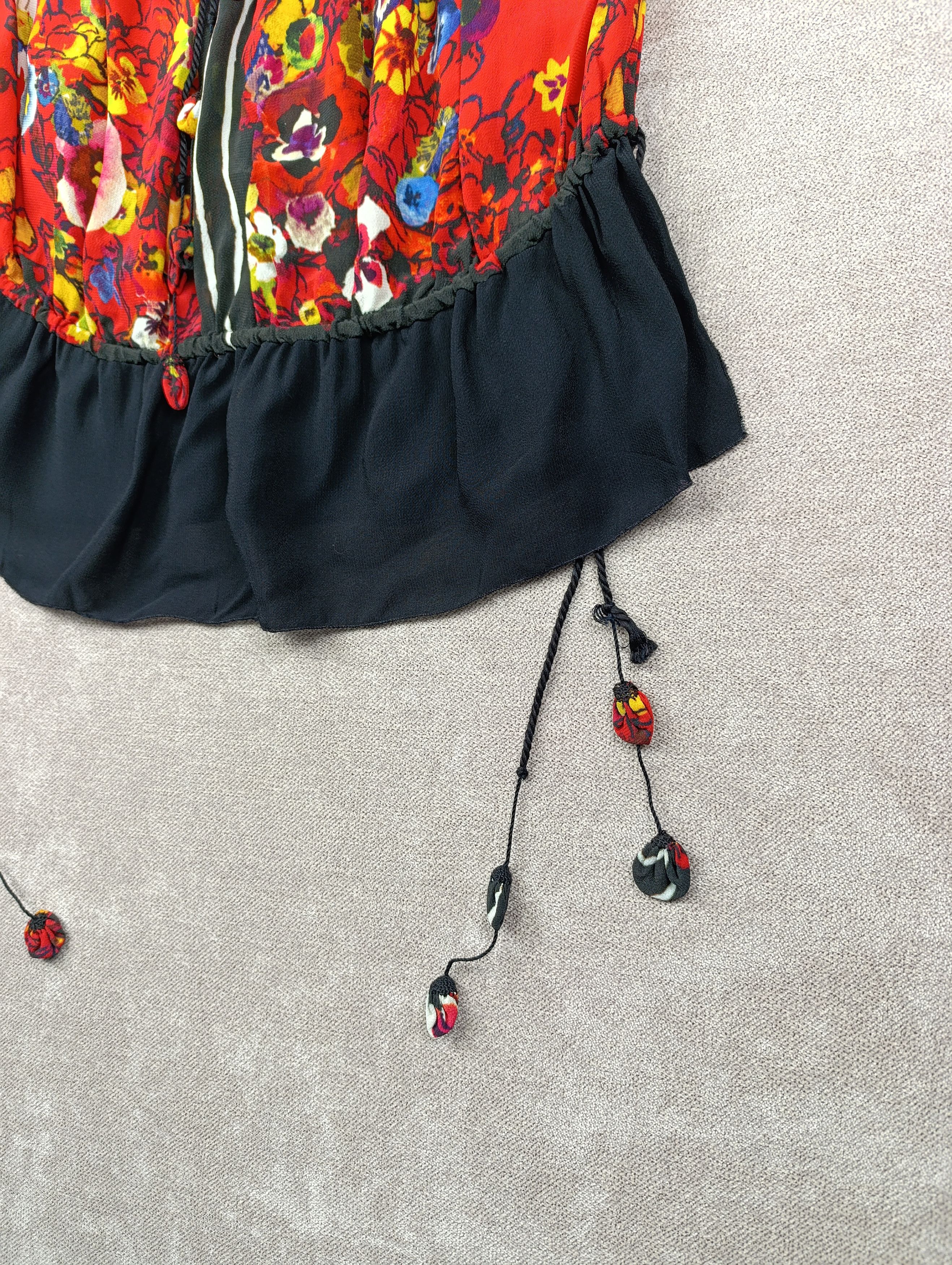Jean Paul Gaultier Jean Paul Gaultier Femme vintage rayon/silk flora mini skirt Size 28" / US 6 / IT 42 - 5 Thumbnail