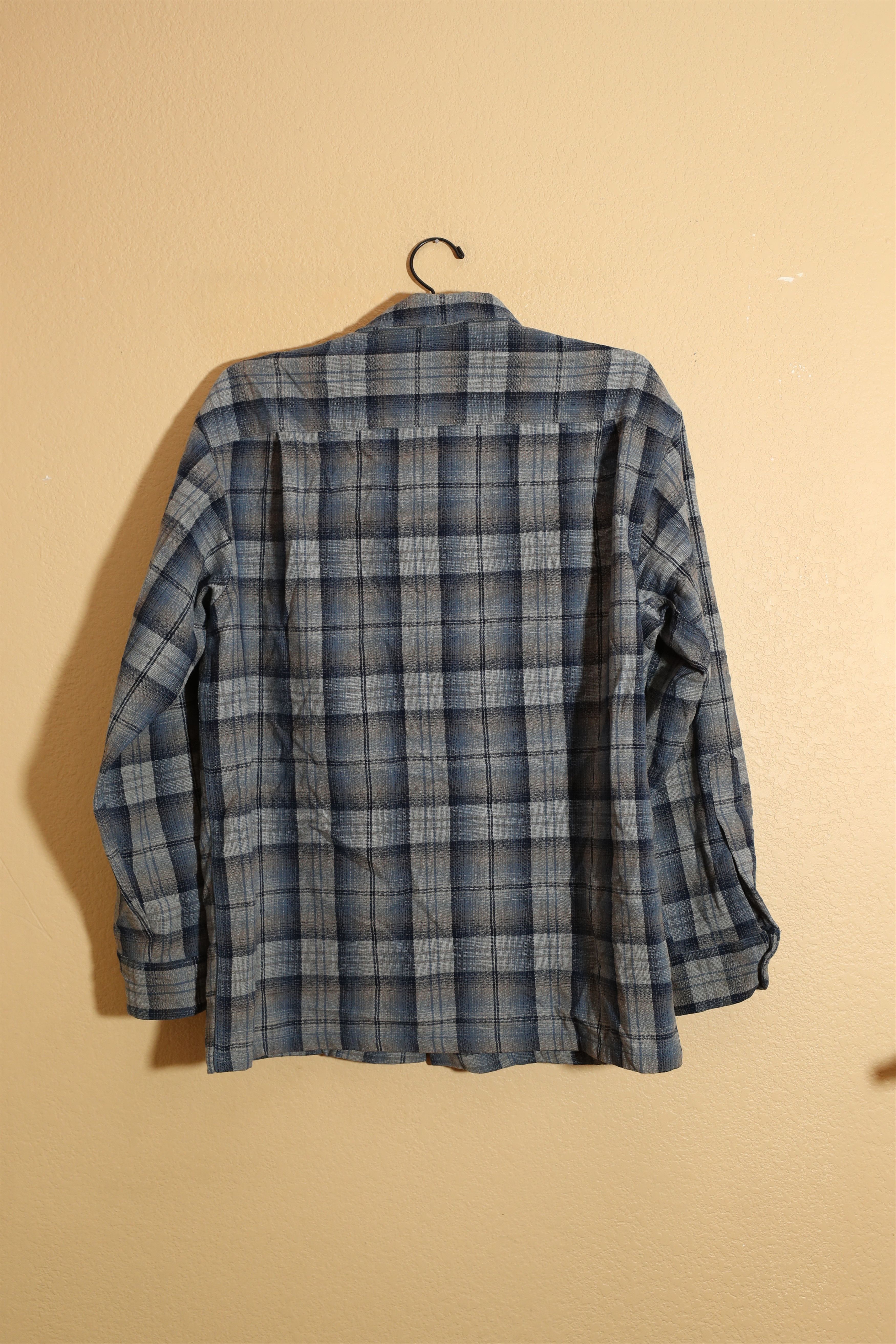 Pendleton Vintage Pendleton Wool Blue Tartan Flannel (M) Size US M / EU 48-50 / 2 - 2 Thumbnail