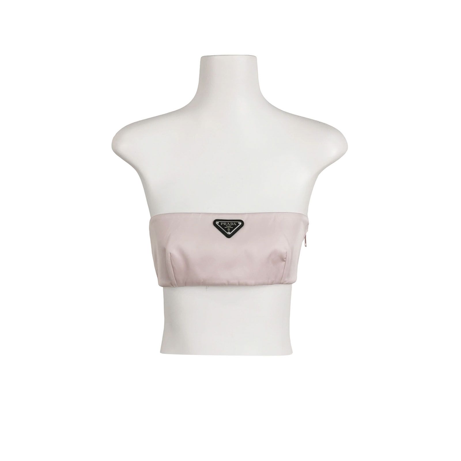 Prada Prada Triangle Logo Bandeau Top Size 38 Size XS / US 0-2 / IT 36-38 - 1 Thumbnail