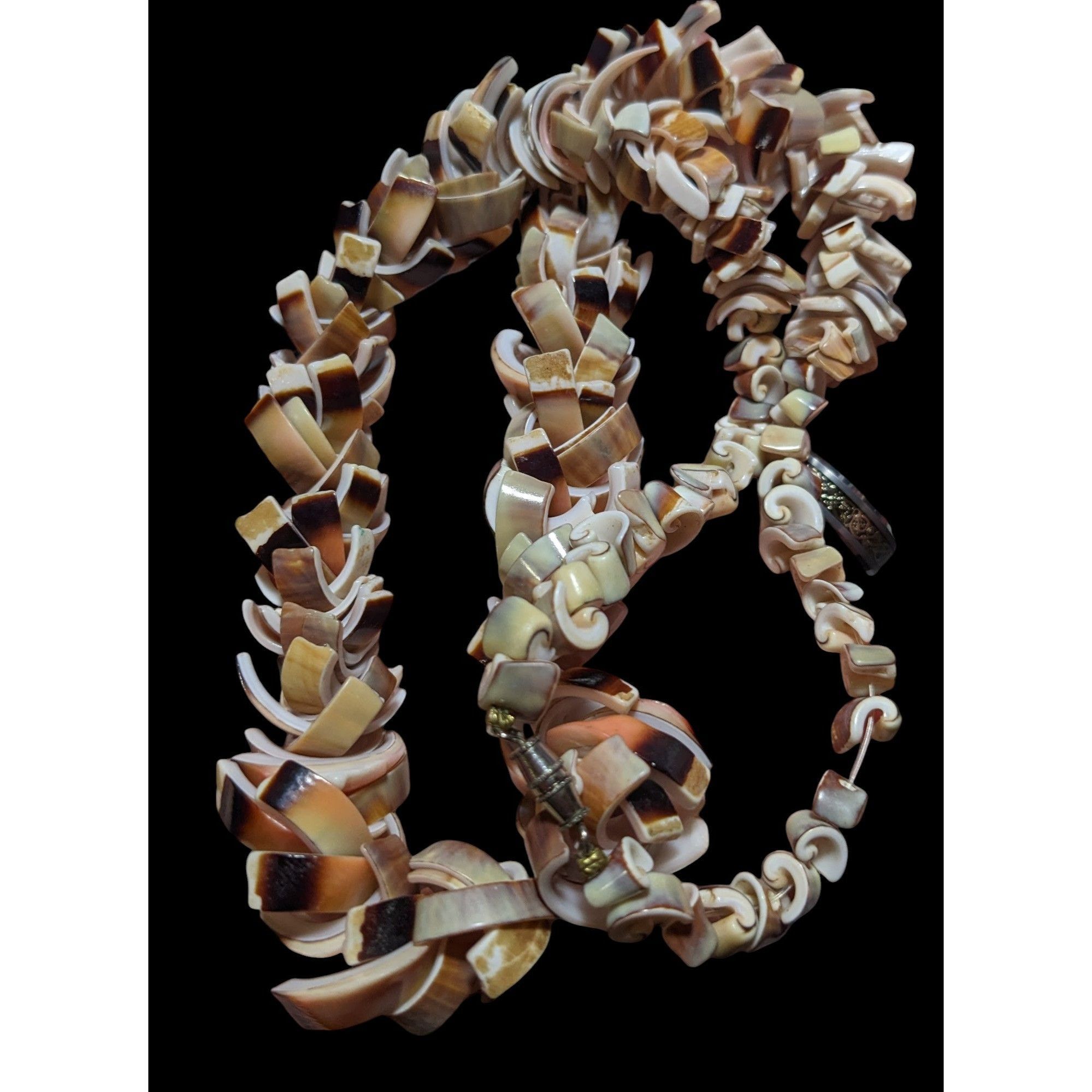 Other Vintage Shell Slice Beaded Summer Necklace Size ONE SIZE - 4 Thumbnail