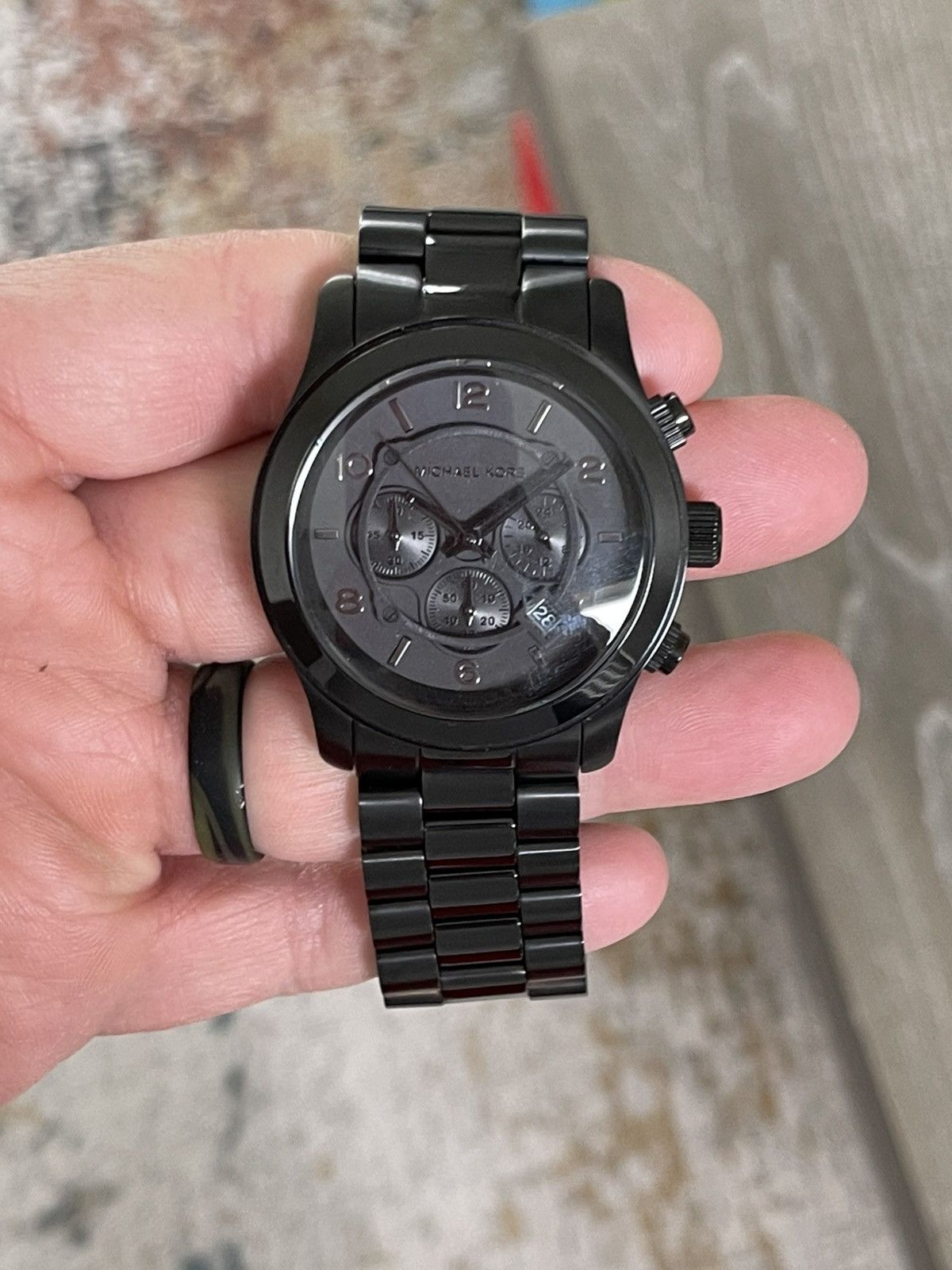 Michael Kors Michael Kors MK8157 Runway Chronograph Stainless Steel Watch Size ONE SIZE - 13 Thumbnail