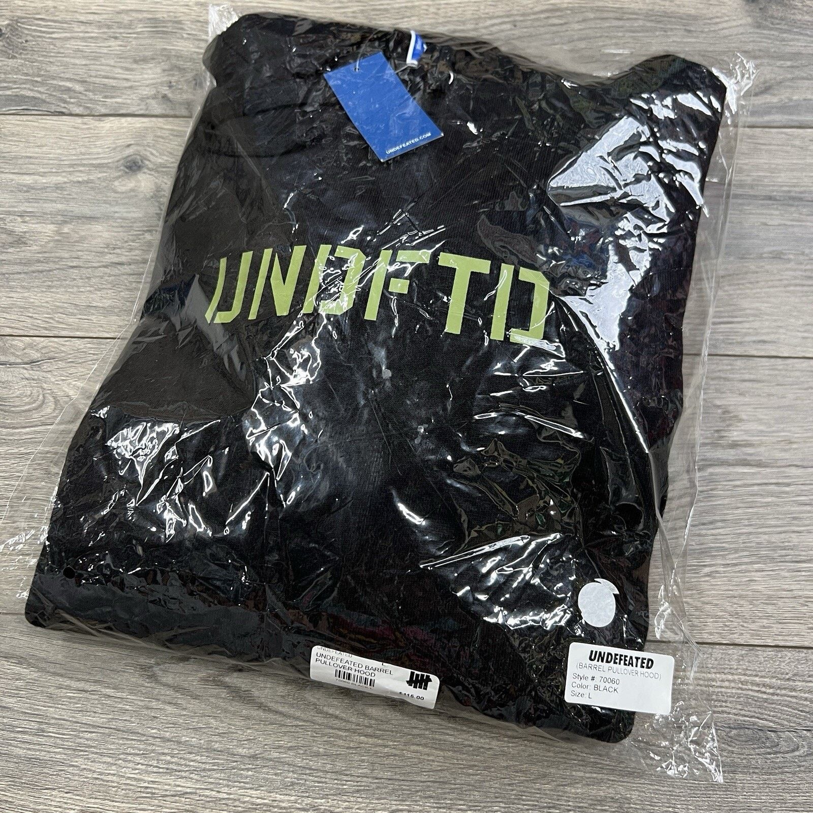 Undefeated Undefeated Barrel Pullover Hoodie Size Large Mens Black Size US L / EU 52-54 / 3 - 9 Thumbnail