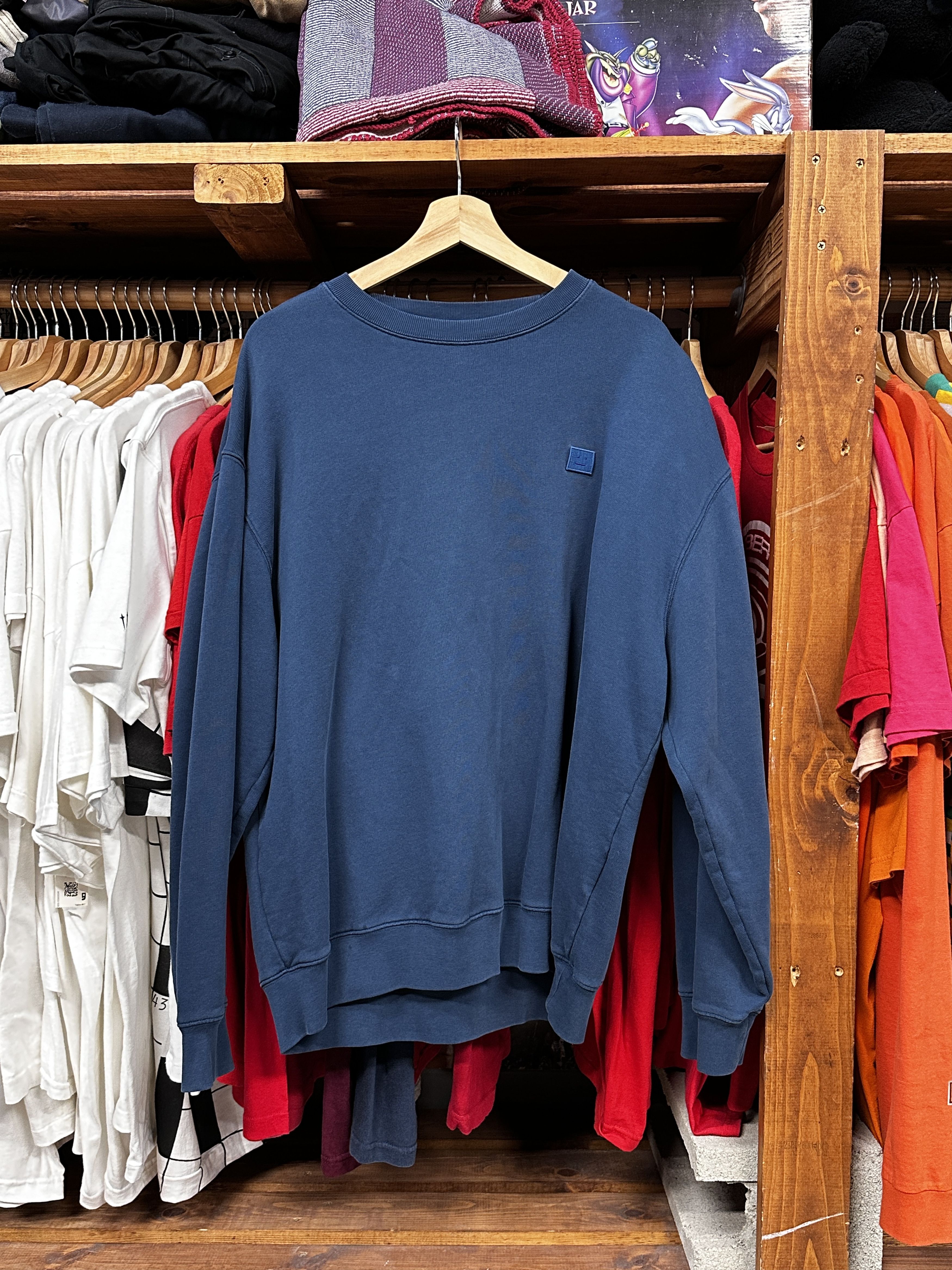 Acne Studios Acne Studios Logo Crewneck Sweater Size US L / EU 52-54 / 3 - 1 Thumbnail