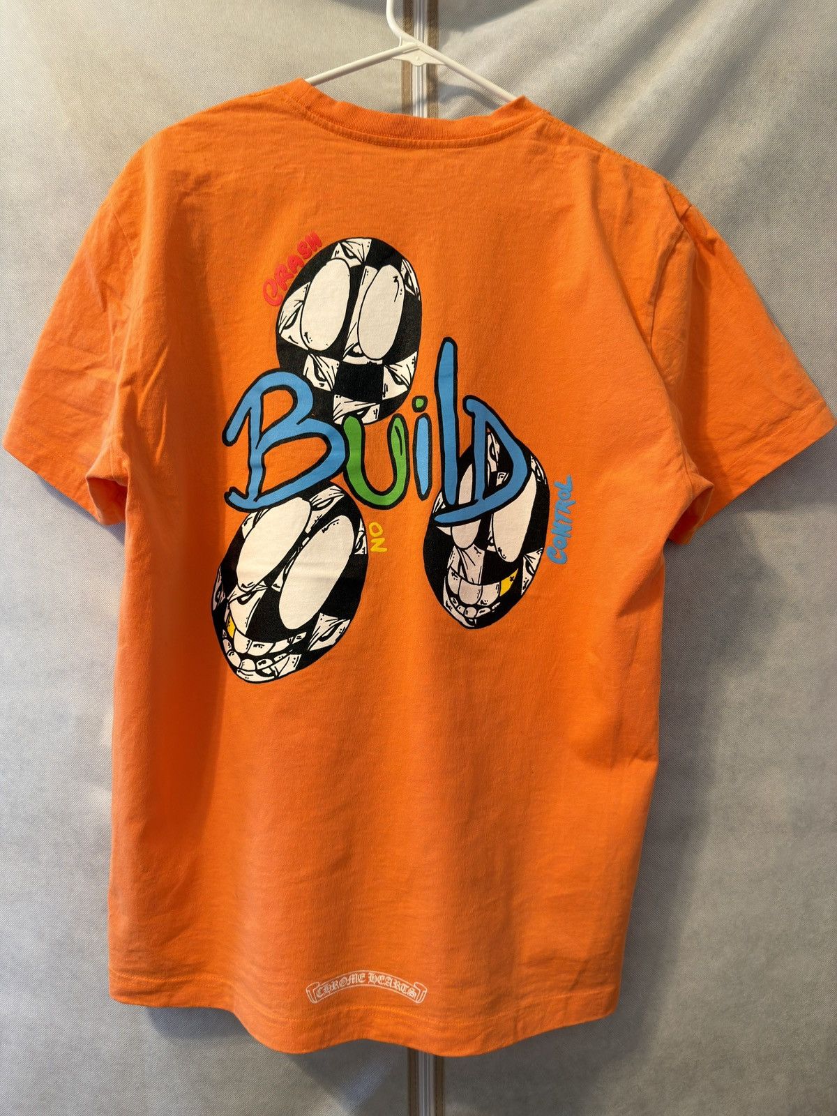 Chrome Hearts Chrome hearts x Mattyboy orange link & build t-shirt!! Size US XL / EU 56 / 4 - 9 Thumbnail