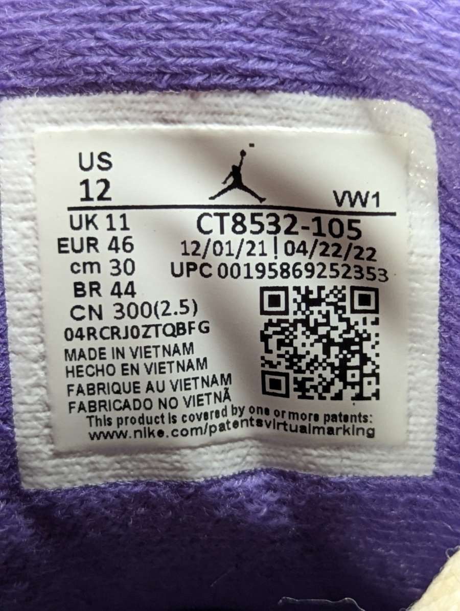 Jordan Brand Jordan 3 dark iris Size US 12 / EU 45 - 8 Thumbnail