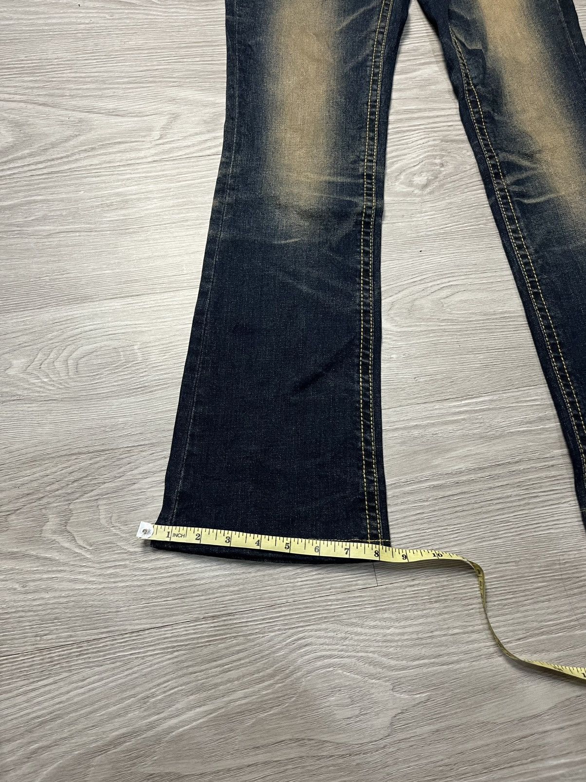 Hysteric Glamour Y2k Lolita ifsixwasnine Faded Flare Jeans Size 30" / US 8 / IT 44 - 13 Thumbnail