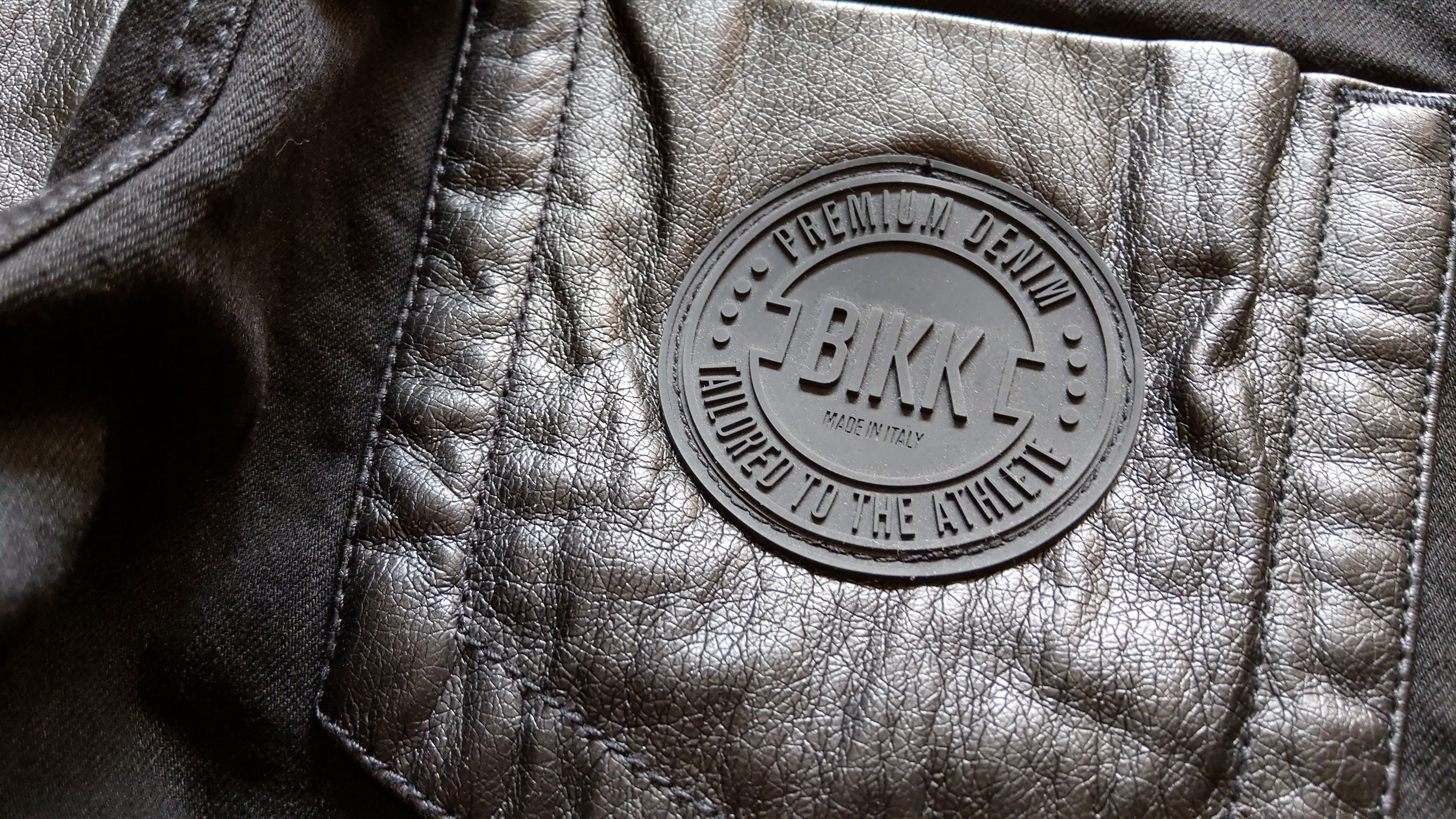 Dirk Bikkembergs Leather Pocket Pants BIKK Skinny Stacked Premium Denim goth Size US 31 - 7 Thumbnail