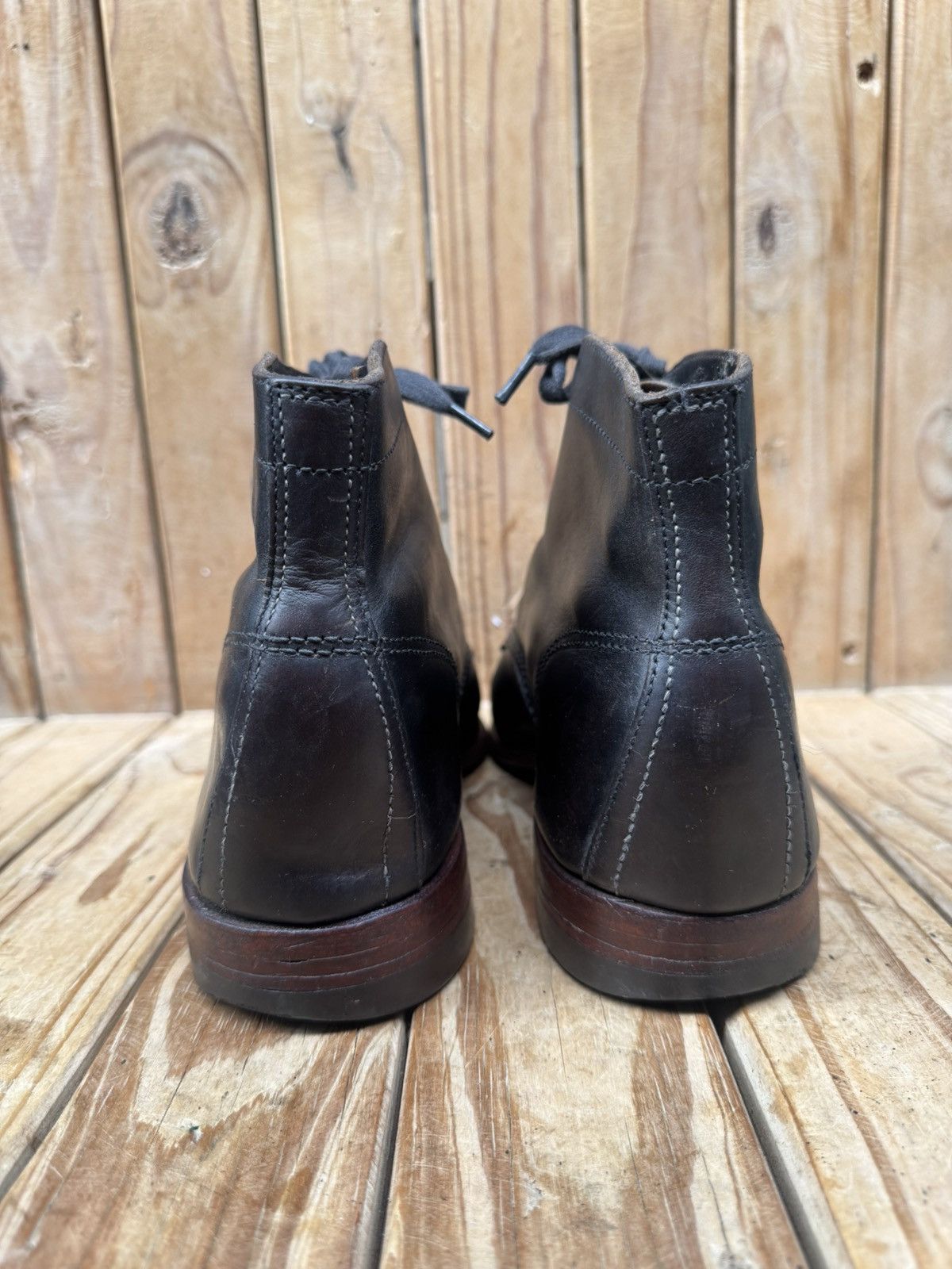 Wolverine Wolverine 1000 Miles Black Leather Boots sz USA 9 D Size US 9 / EU 42 - 9 Thumbnail