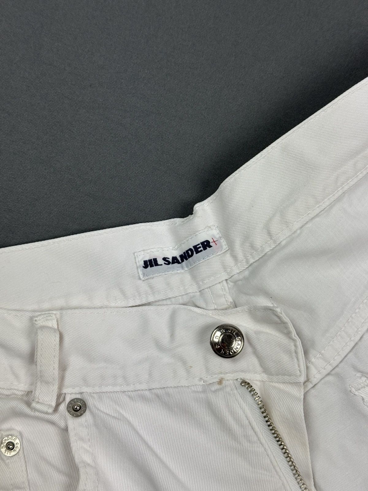 Jil Sander Distressed Jil Sander + White Lightweight Jeans Pants Size 28" / US 6 / IT 42 - 12 Thumbnail