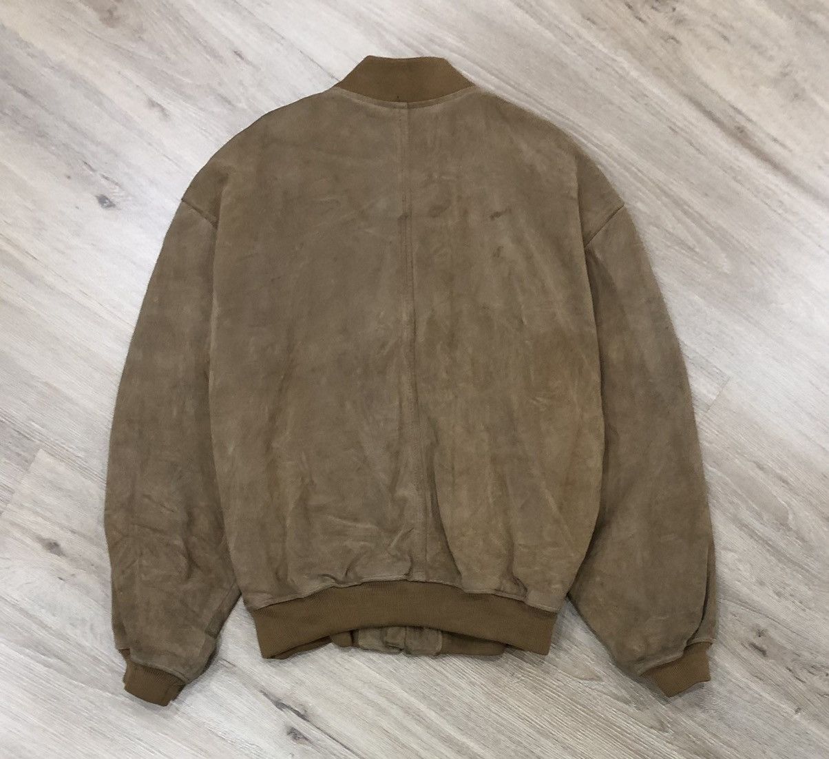 Banana Republic Vintage Banana Republic Men’s Suede Leather Bomber Jacket Size US L / EU 52-54 / 3 - 10 Thumbnail
