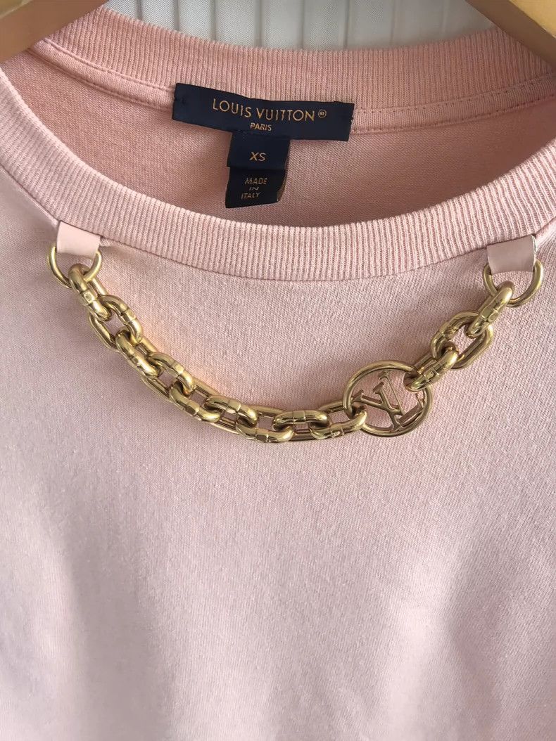 Louis Vuitton Louis Vuitton Light pink cotton short sleeve 2503-Nextarrow Size XS / US 0-2 / IT 36-38 - 2 Thumbnail