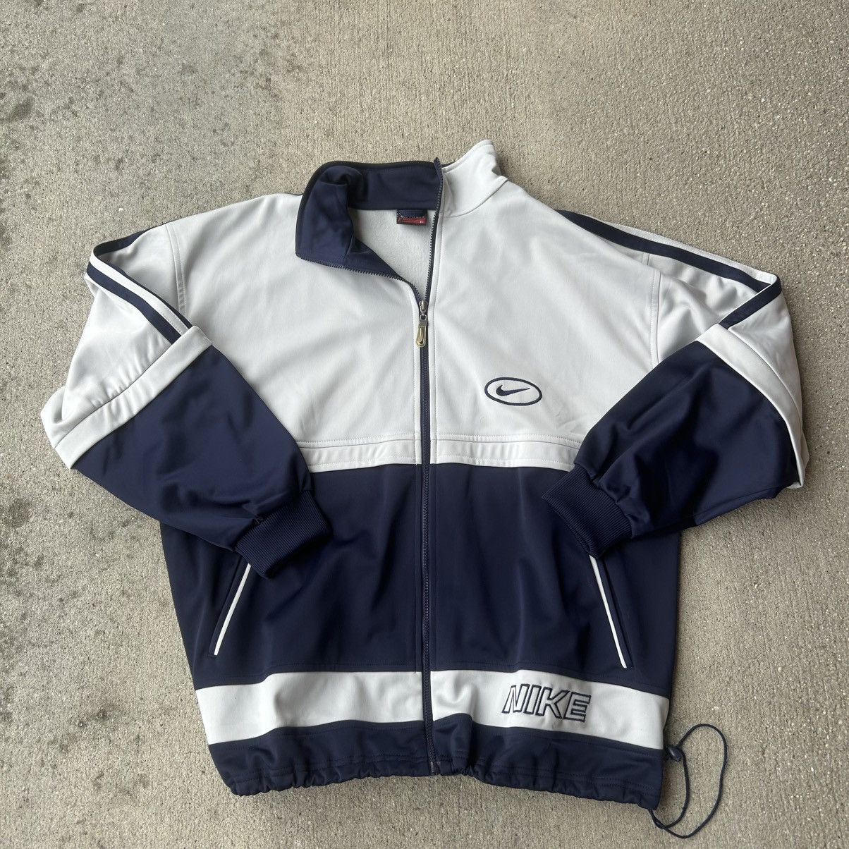 Nike × Vintage 90s Nike premier embroidered track jacket Size US XL / EU 56 / 4 - 1 Thumbnail