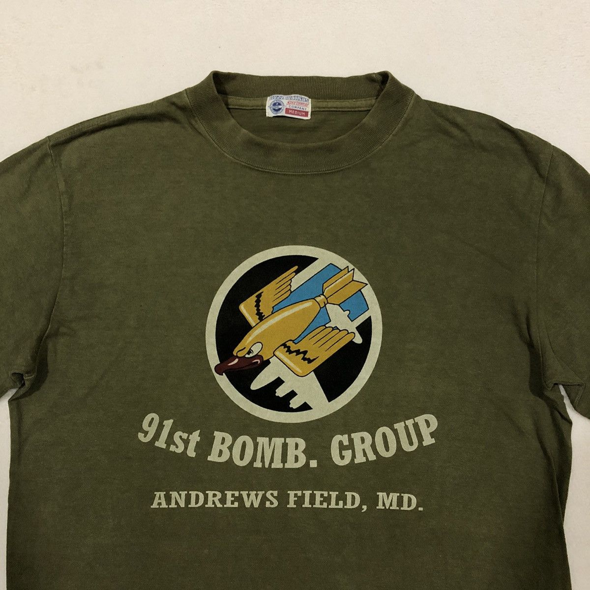 Buzz Rickson's VINTAGE BUZZ RICKSON 91st Bomber Group (WWII) Long Sleeve T Size US M / EU 48-50 / 2 - 2 Thumbnail