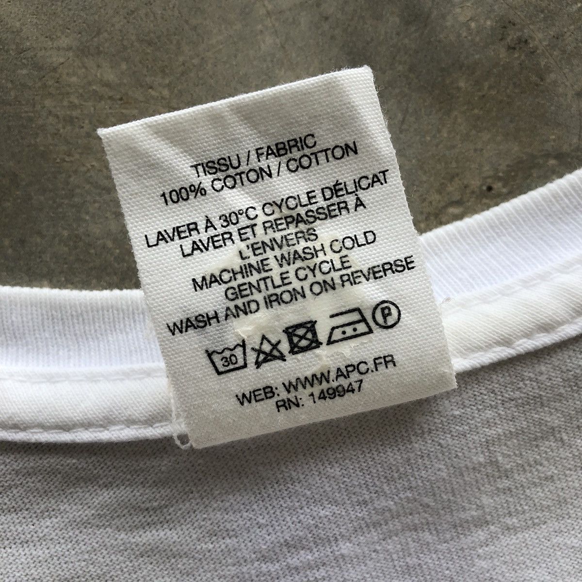 A.P.C. A.P.C. Simple Usa Design T-Shirt Size US S / EU 44-46 / 1 - 6 Thumbnail