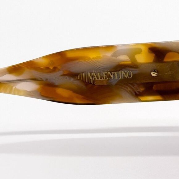 Valentino NEW VALENTINO SUNGLASSES VLS-178D HAVANA ORANGE/BROWN OVAL W Size ONE SIZE - 6 Thumbnail