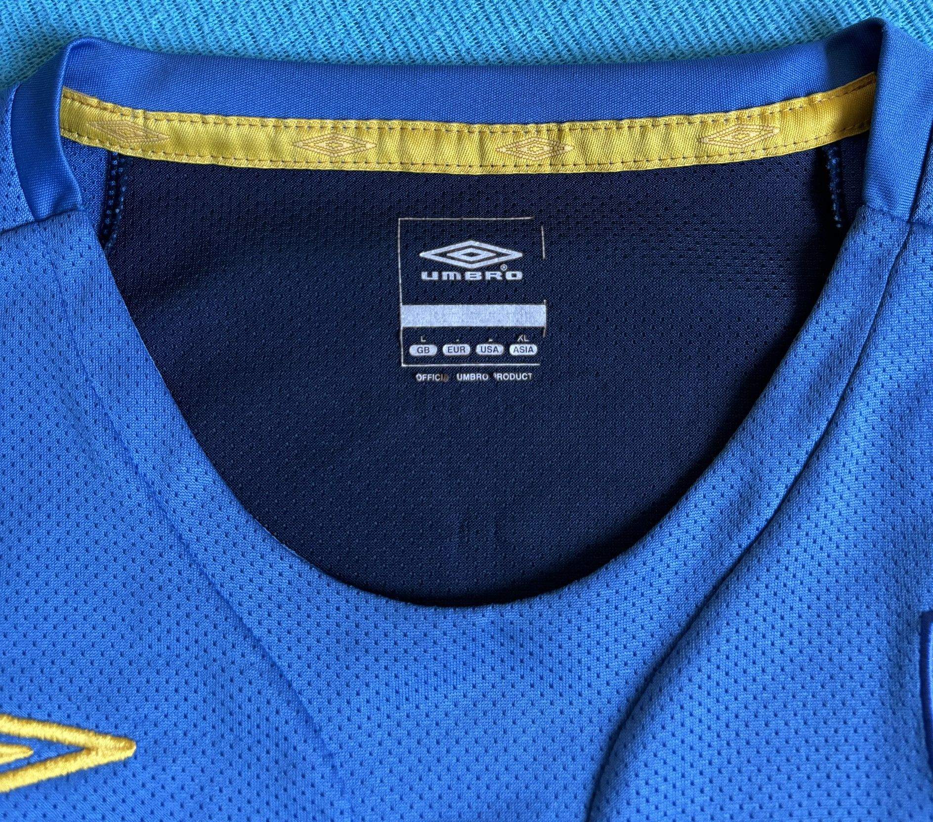 Umbro Sweden 2008 Umbro Oddset Training Jersey size. L Size US L / EU 52-54 / 3 - 12 Thumbnail