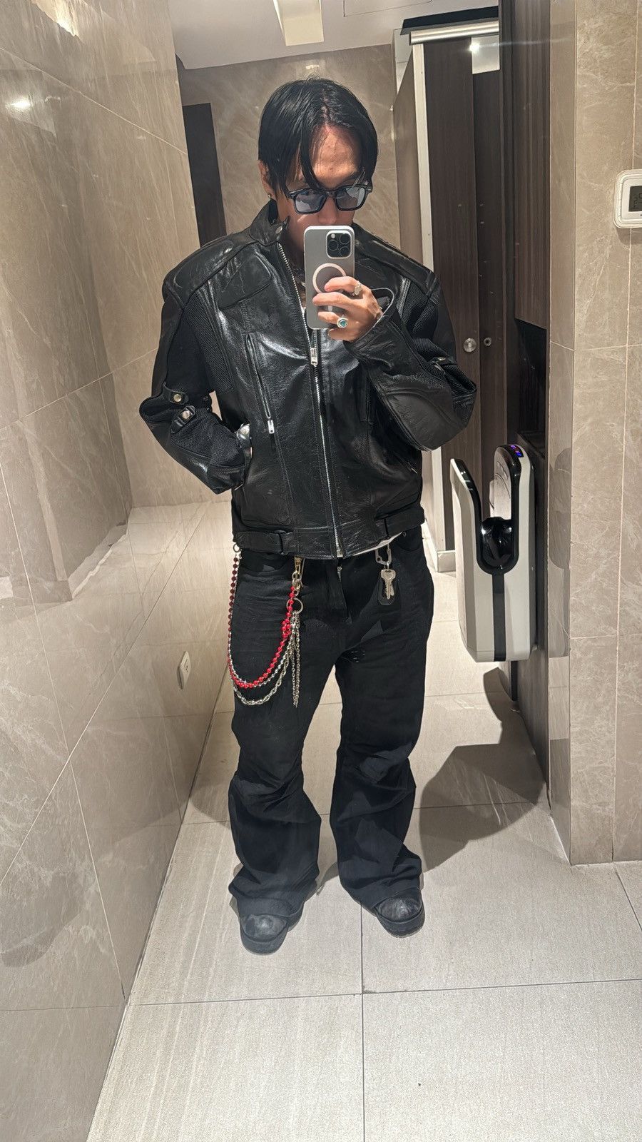 Genuine Leather vintage cyber leather moto jacket backlash kmrii if6was9 Size US XL / EU 56 / 4 - 15 Thumbnail