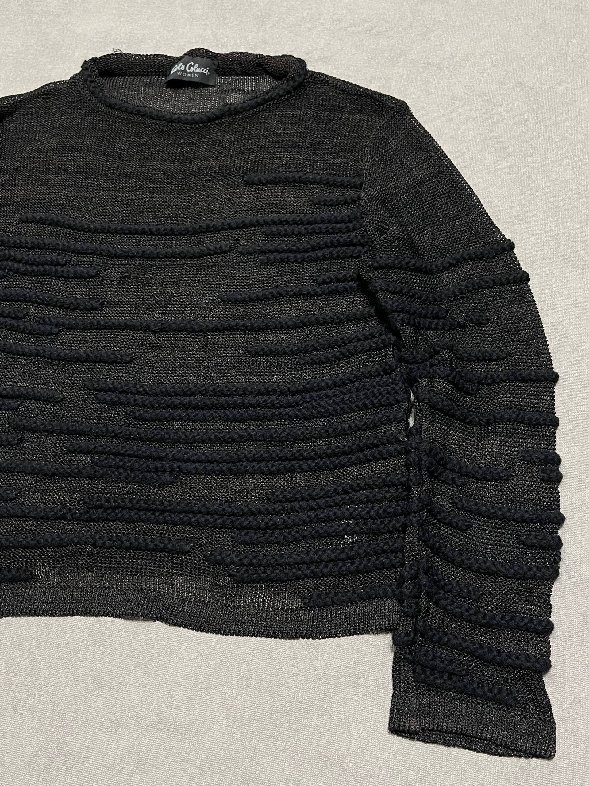 Carlo Colucci Womens Carlo Colucci Sweater Knit Pullover Avant Garde Rare Size S / US 4 / IT 40 - 3 Thumbnail