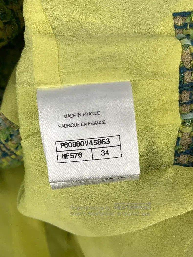 Chanel Chanel Spring grass green coat Size XXS / US 00 / IT 34 - 5 Thumbnail