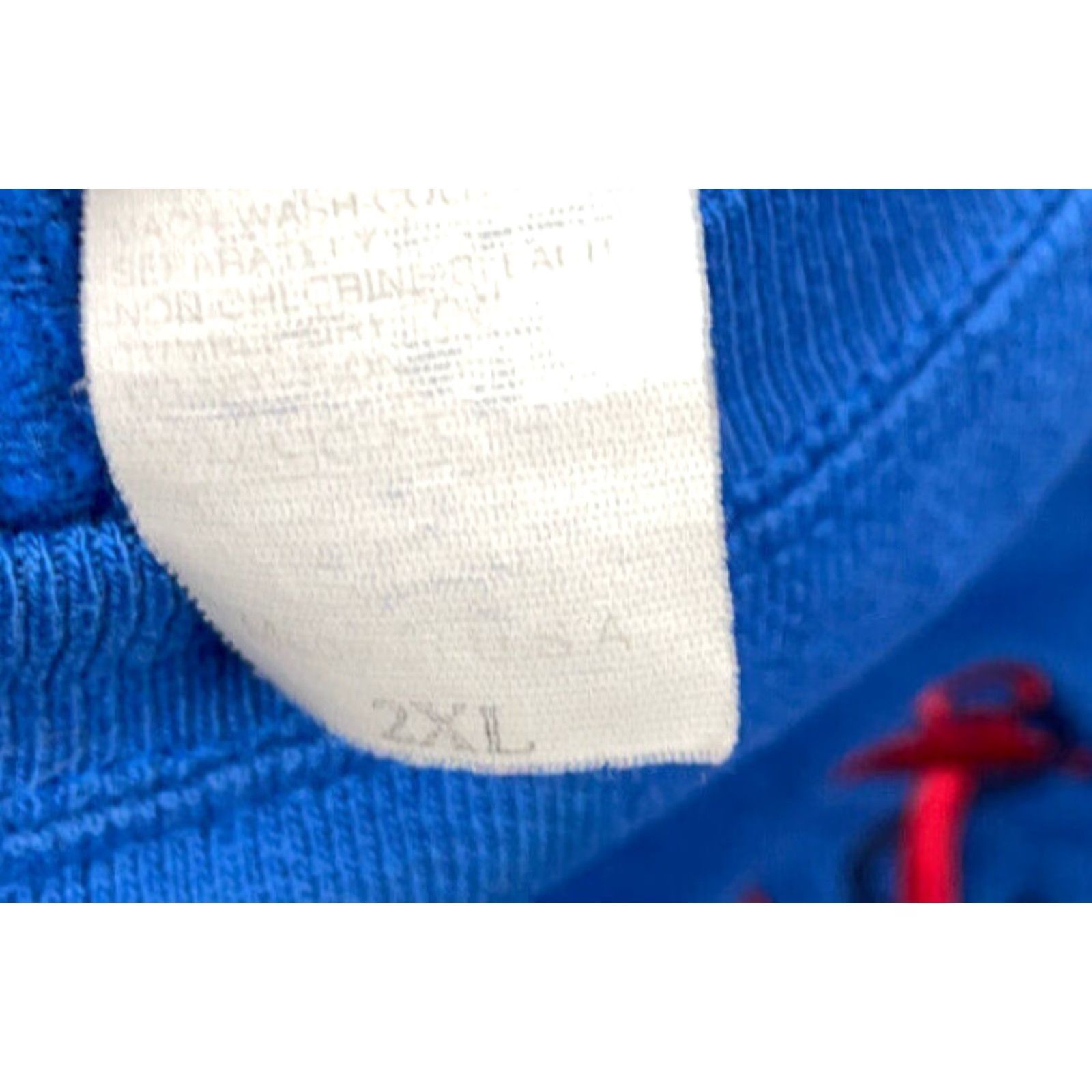 Vintage VTG Pullover Sweatshirt US Made Distressed Michigan Anchor Boxy Fit Men’s 2XL Blue Cotton Blend Embroidered Nautical 90s Crew Neck Sweatshirt Size US XXL / EU 58 / 5 - 6 Thumbnail